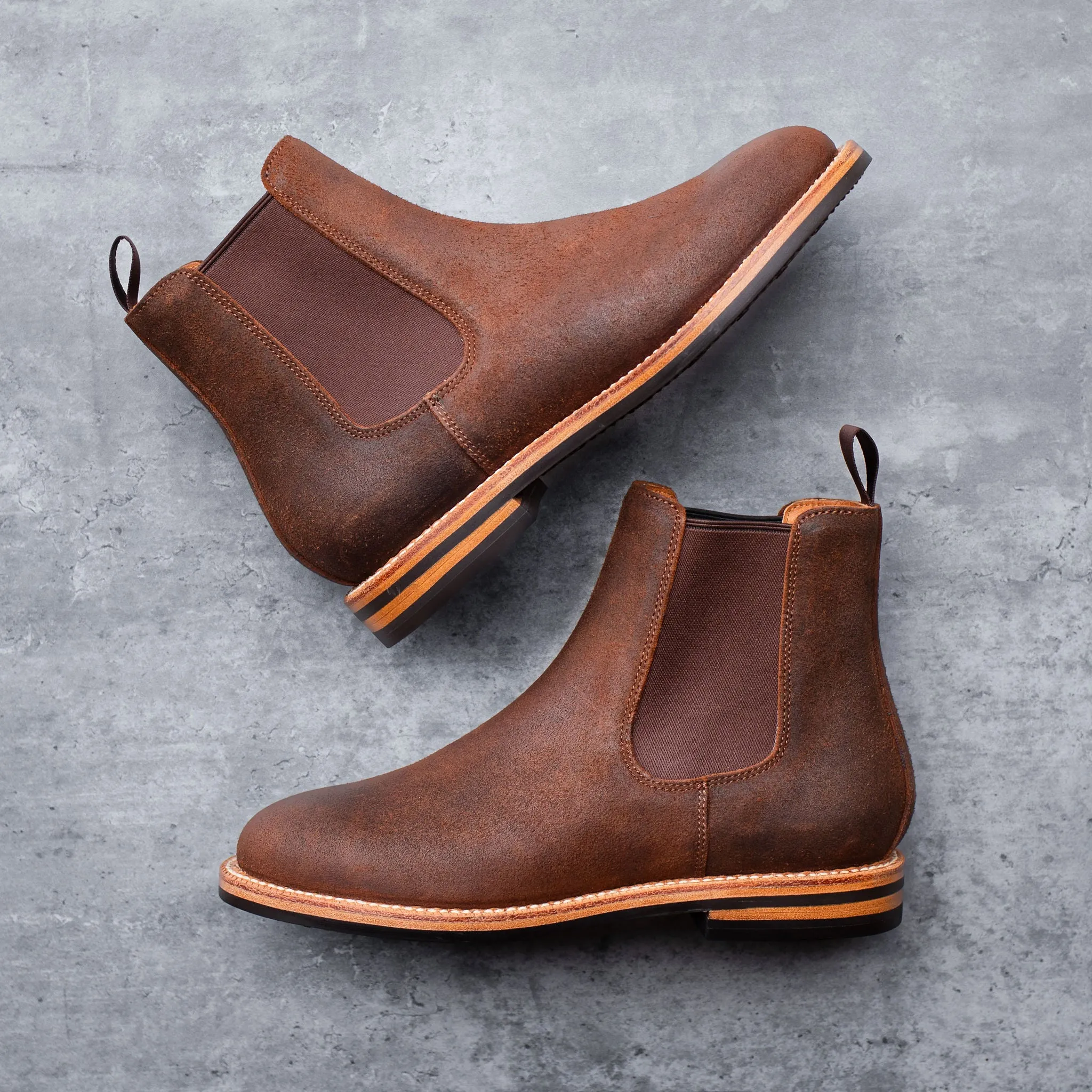 Josephine Chelsea Boot Dark Oak Roughout sold by Grant Stone product image thumbnail 5