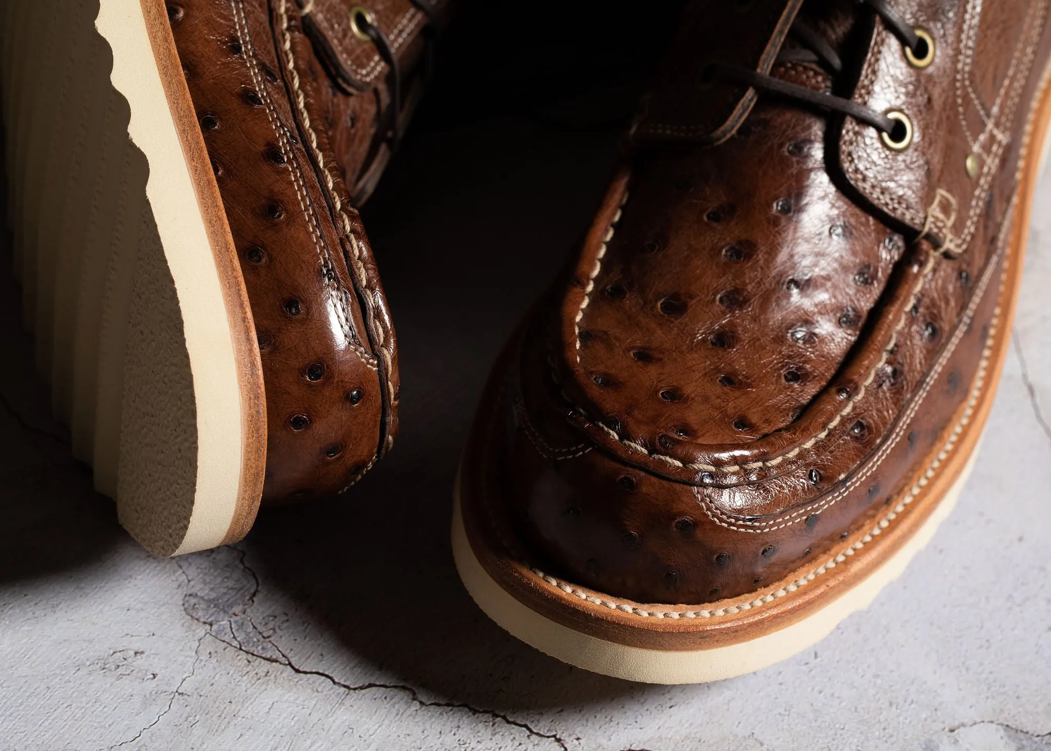 Field Boot Kango Tobacco Ostrich sold by Grant Stone product image thumbnail 5