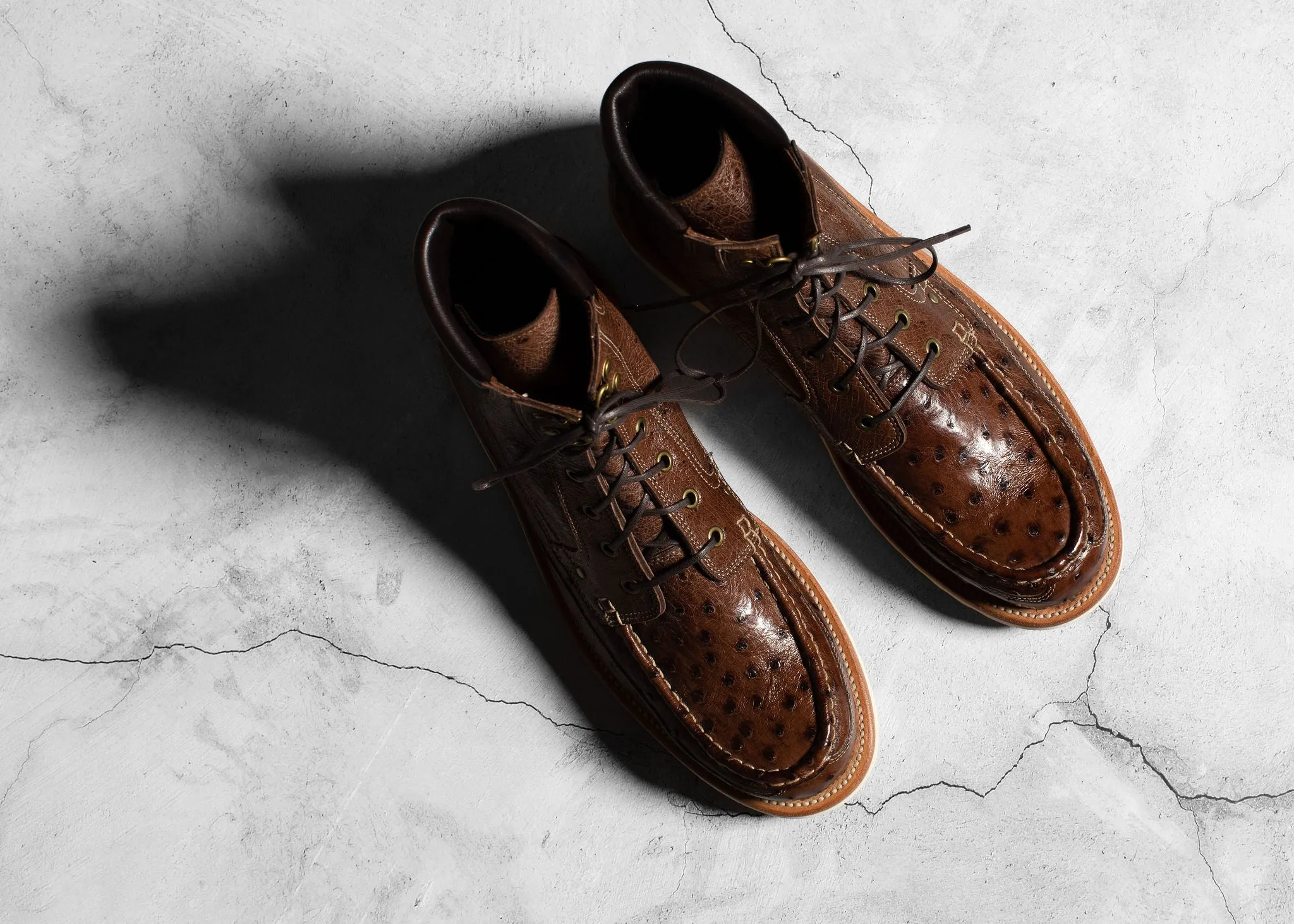 Field Boot Kango Tobacco Ostrich sold by Grant Stone product image thumbnail 3