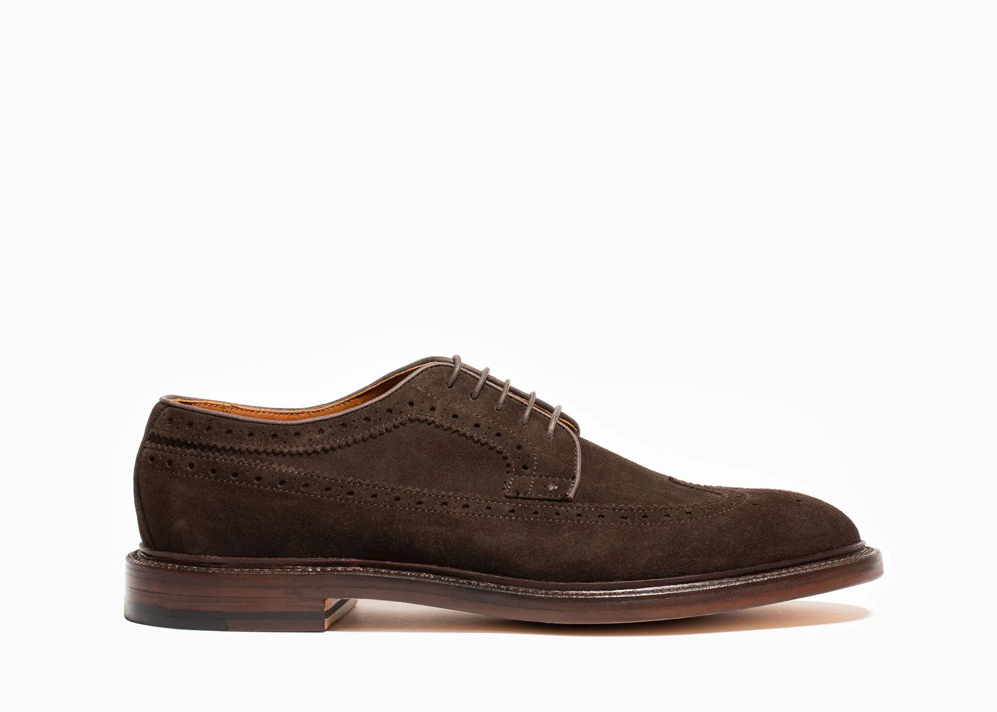 Longwing - Espresso Suede sold by Grant Stone