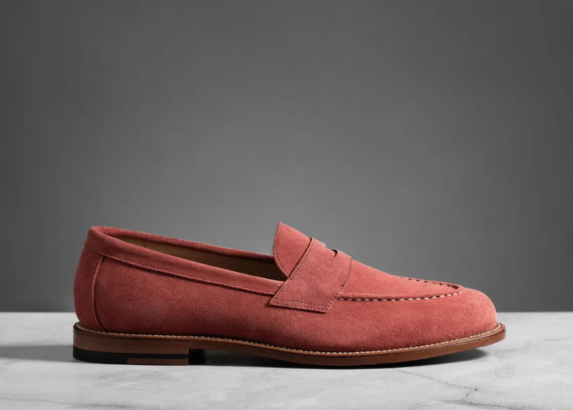 Traveler Penny Coral Suede sold by Grant Stone