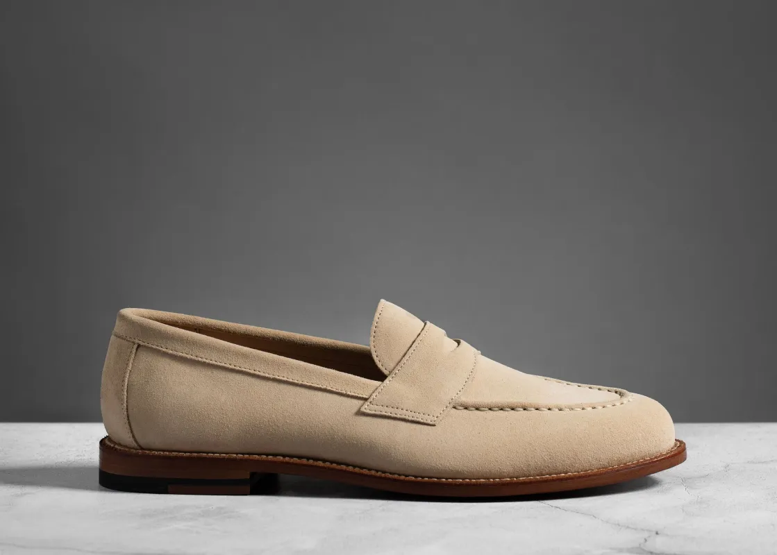 Traveler Penny Butter Suede sold by Grant Stone
