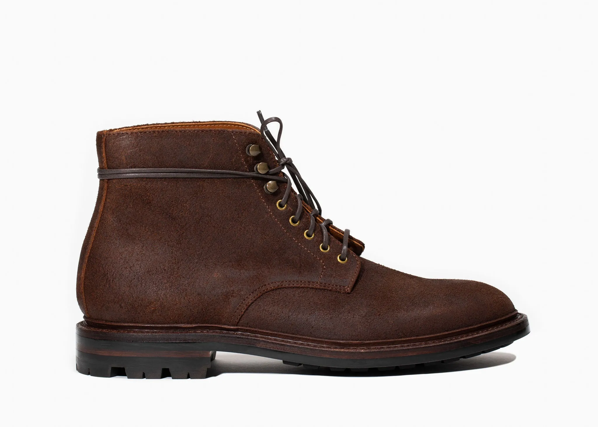 Edward Boot Dark Oak Roughout sold by Grant Stone