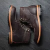 Brass Boot Dark Burgundy Kudu sold by Grant Stone