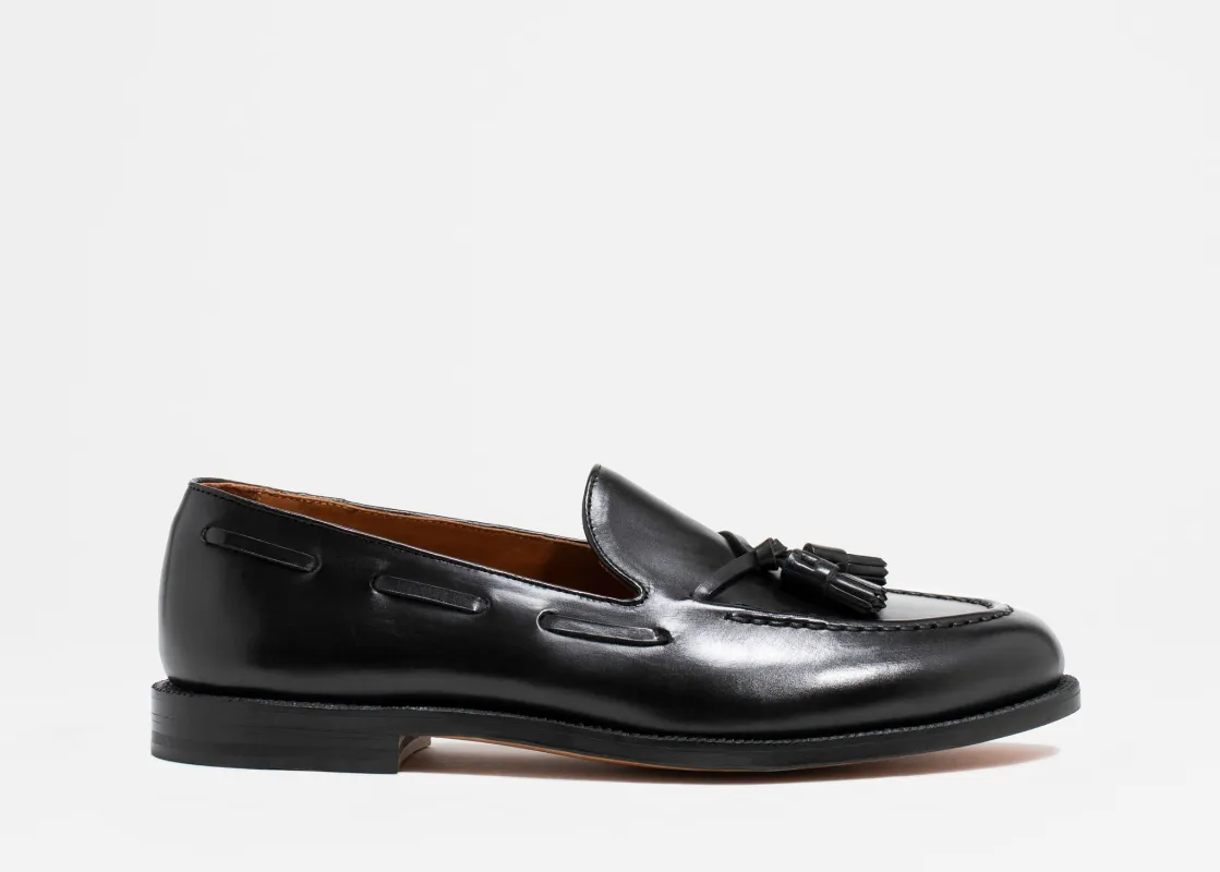 Tassel Loafer Black Calf sold by Grant Stone