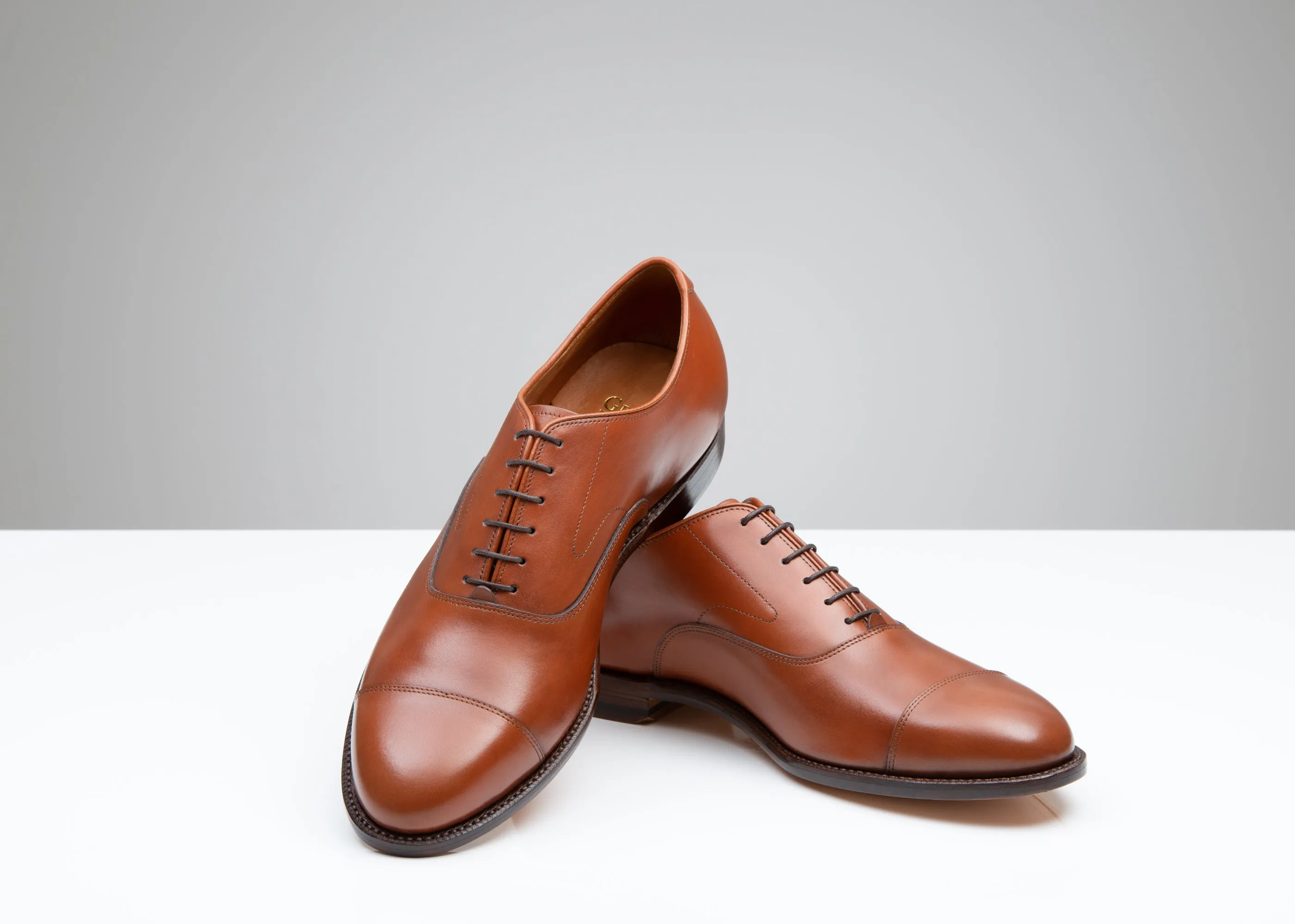 Cap Toe Oxford - British Tan sold by Grant Stone product image thumbnail 4