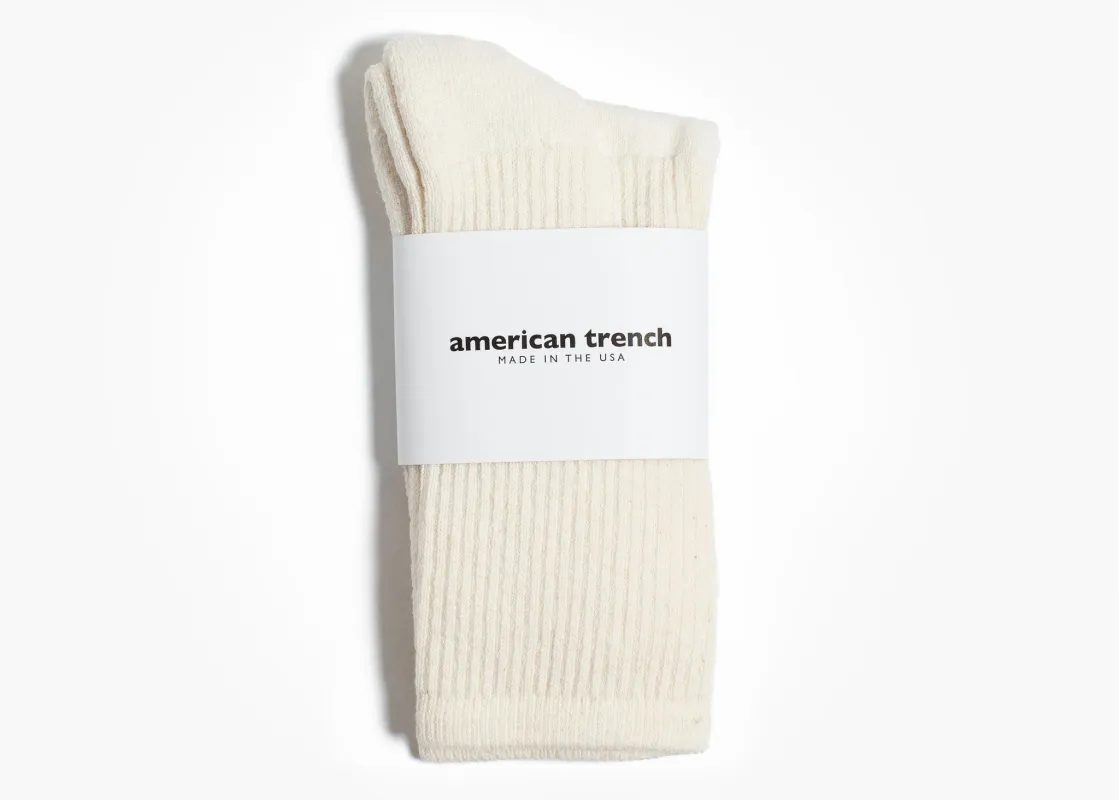 American Trench Mil-Spec Sport Sock – Natural sold by Grant Stone