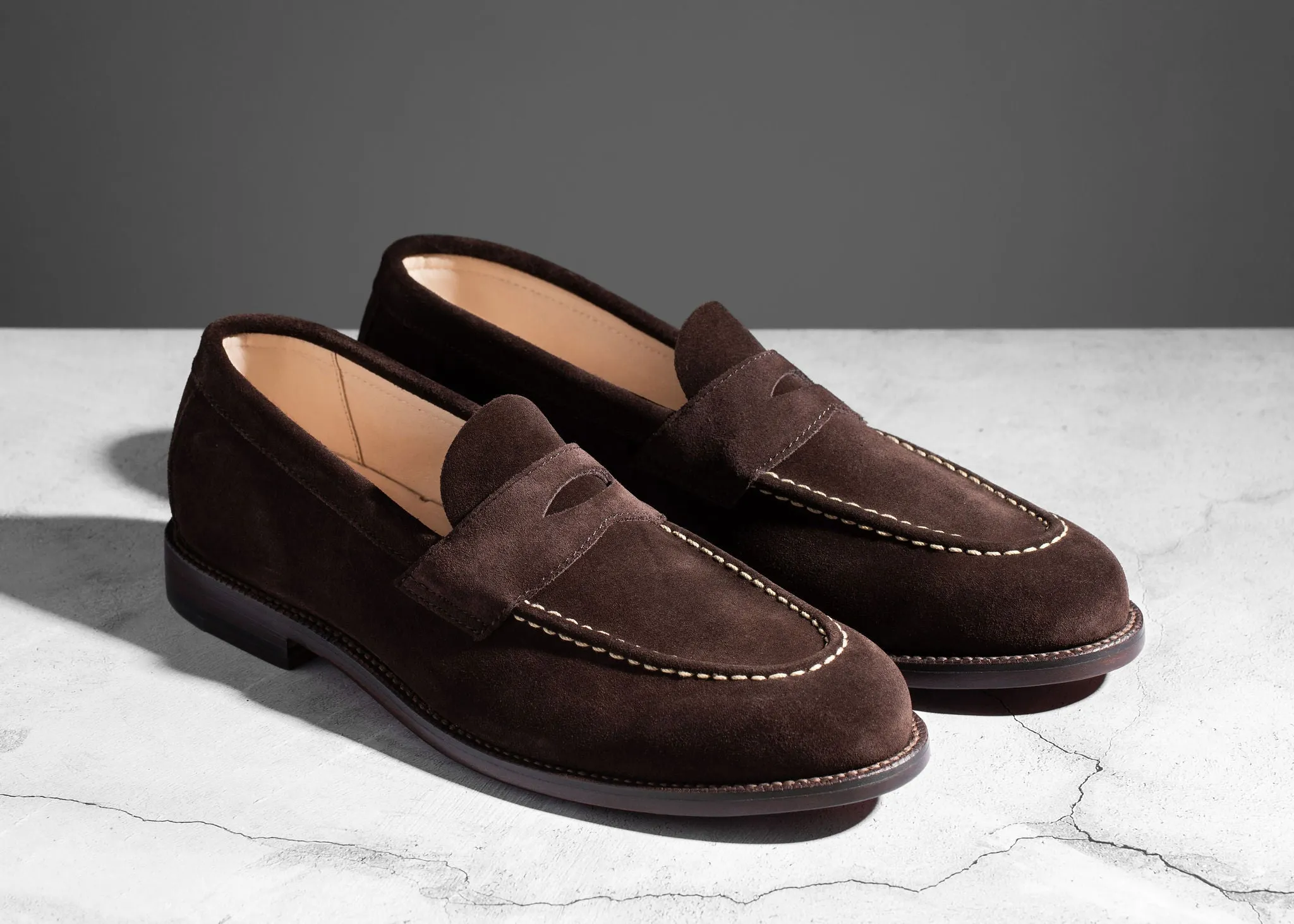 Unlined Traveler Penny Espresso Suede sold by Grant Stone product image thumbnail 2