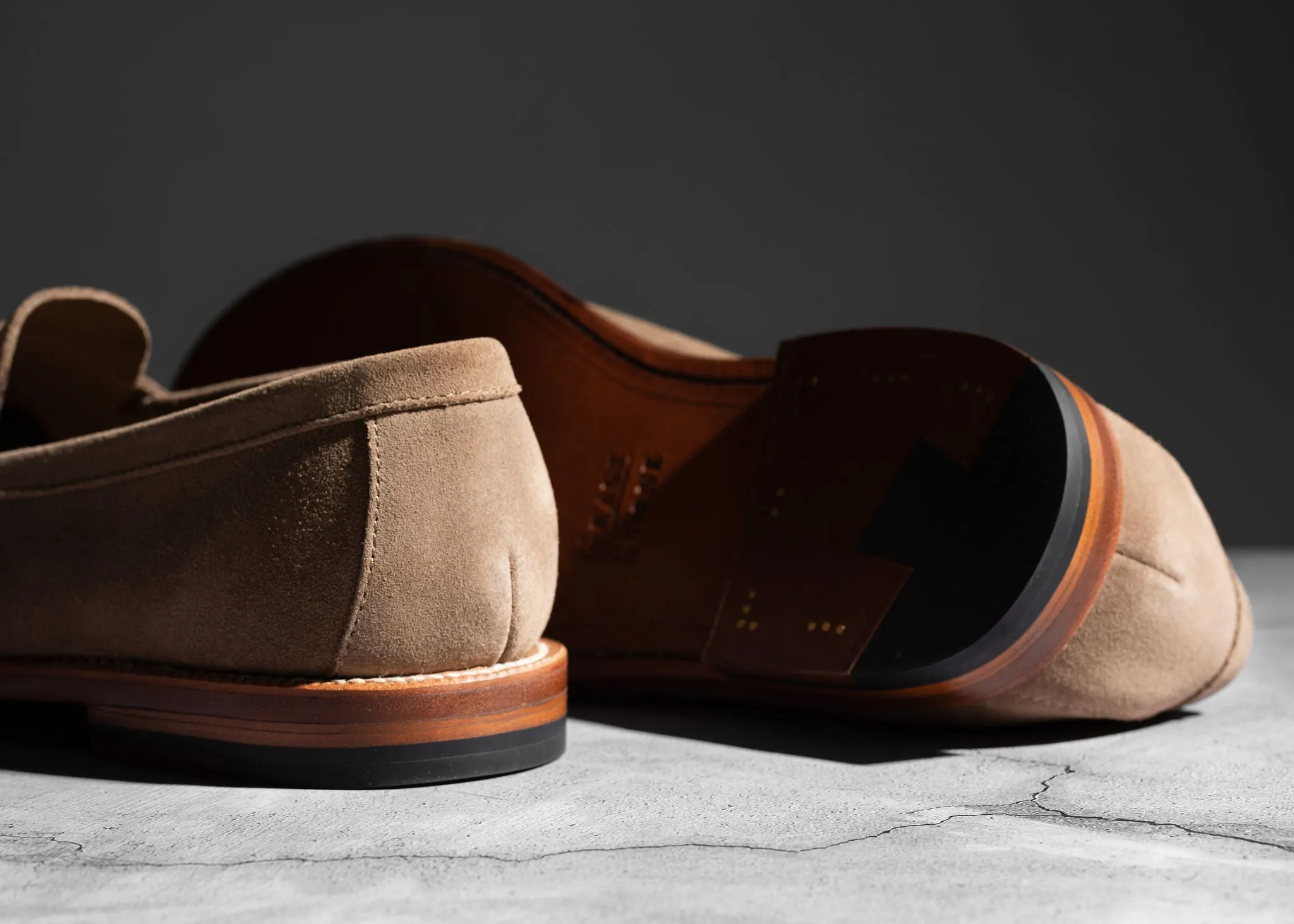 Unlined Traveler Penny Sand Suede sold by Grant Stone product image thumbnail 5