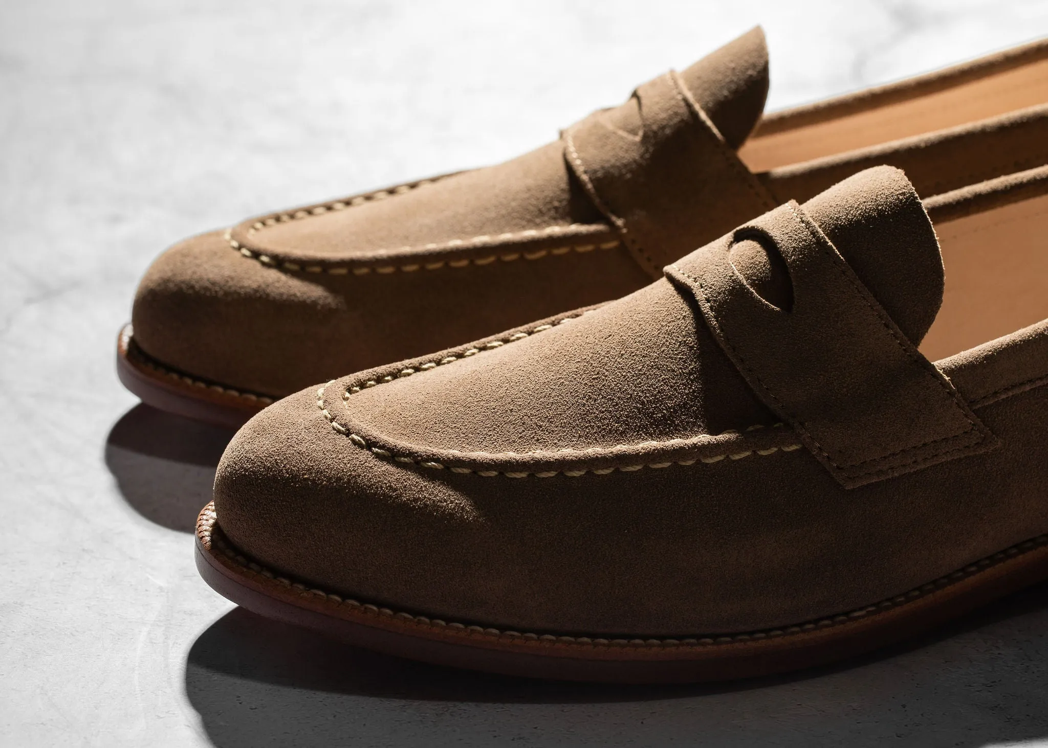 Unlined Traveler Penny Sand Suede sold by Grant Stone product image thumbnail 4