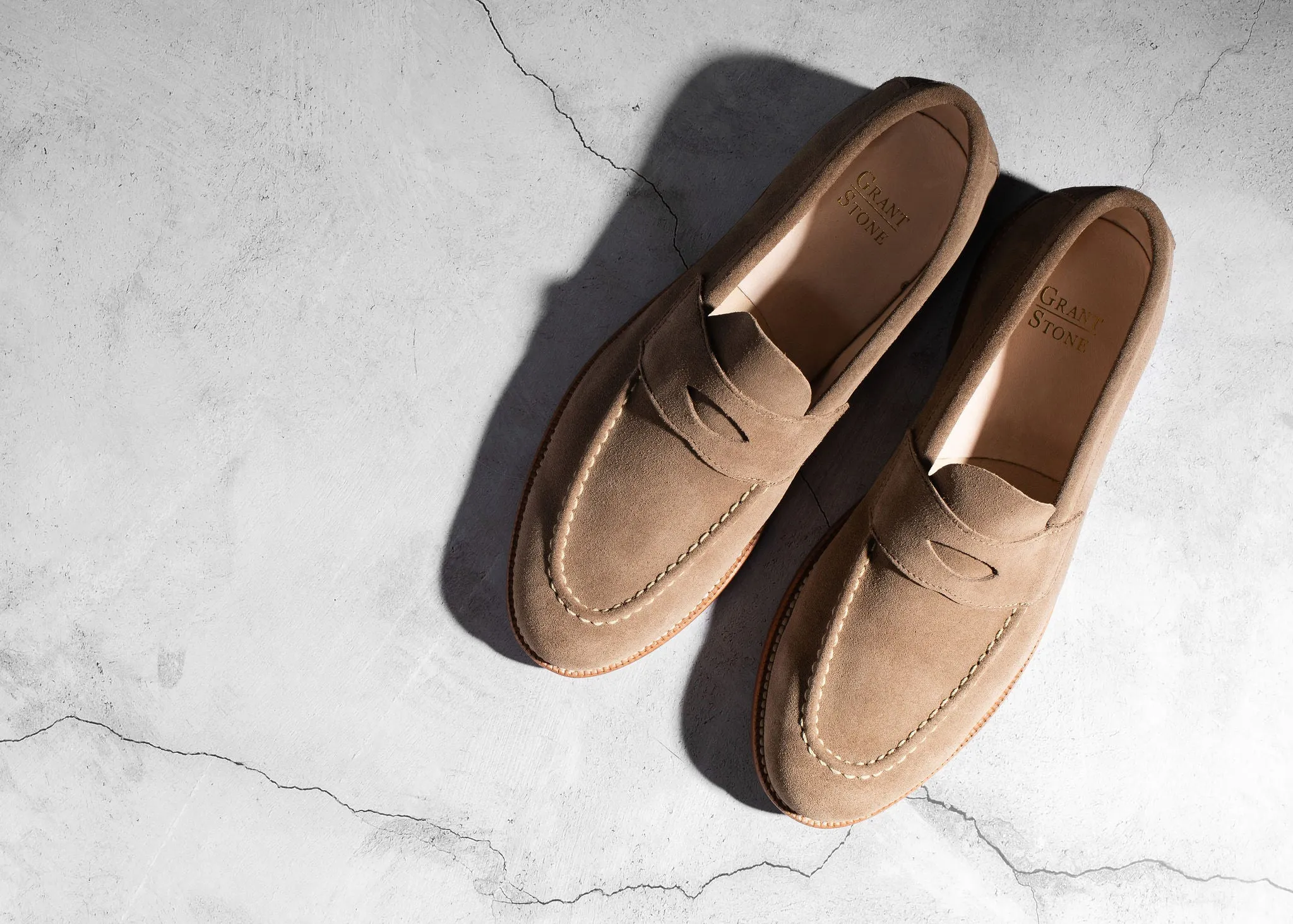 Unlined Traveler Penny Sand Suede sold by Grant Stone product image thumbnail 3