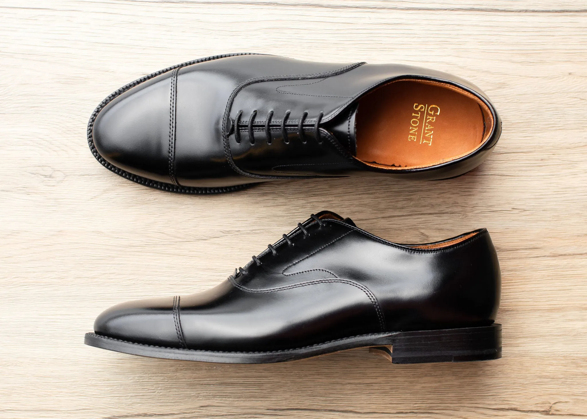 Cap Toe Oxford - Black sold by Grant Stone product image thumbnail 5