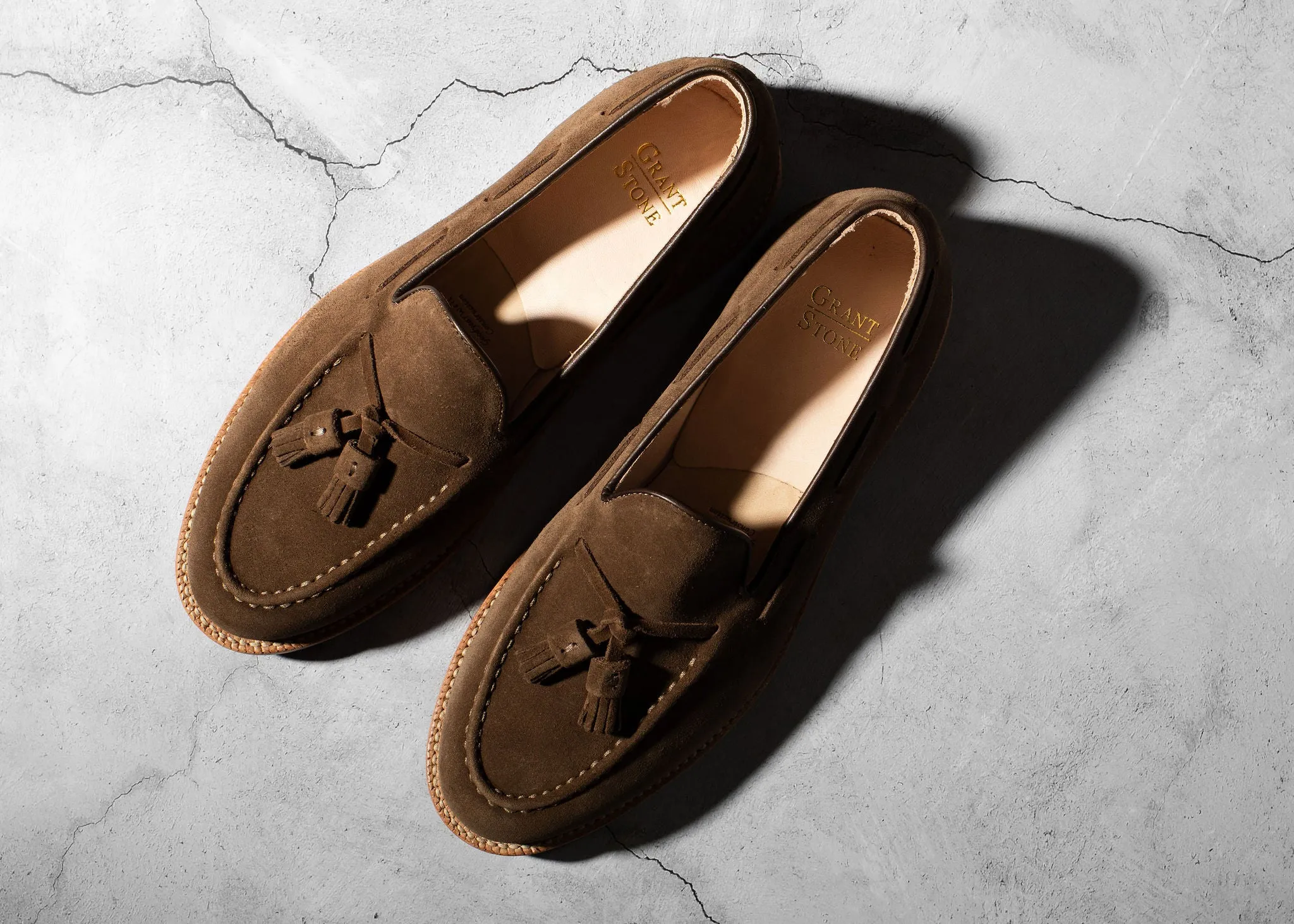 Pre-Order | Tassel Loafer Husk Suede sold by Grant Stone product image thumbnail 3
