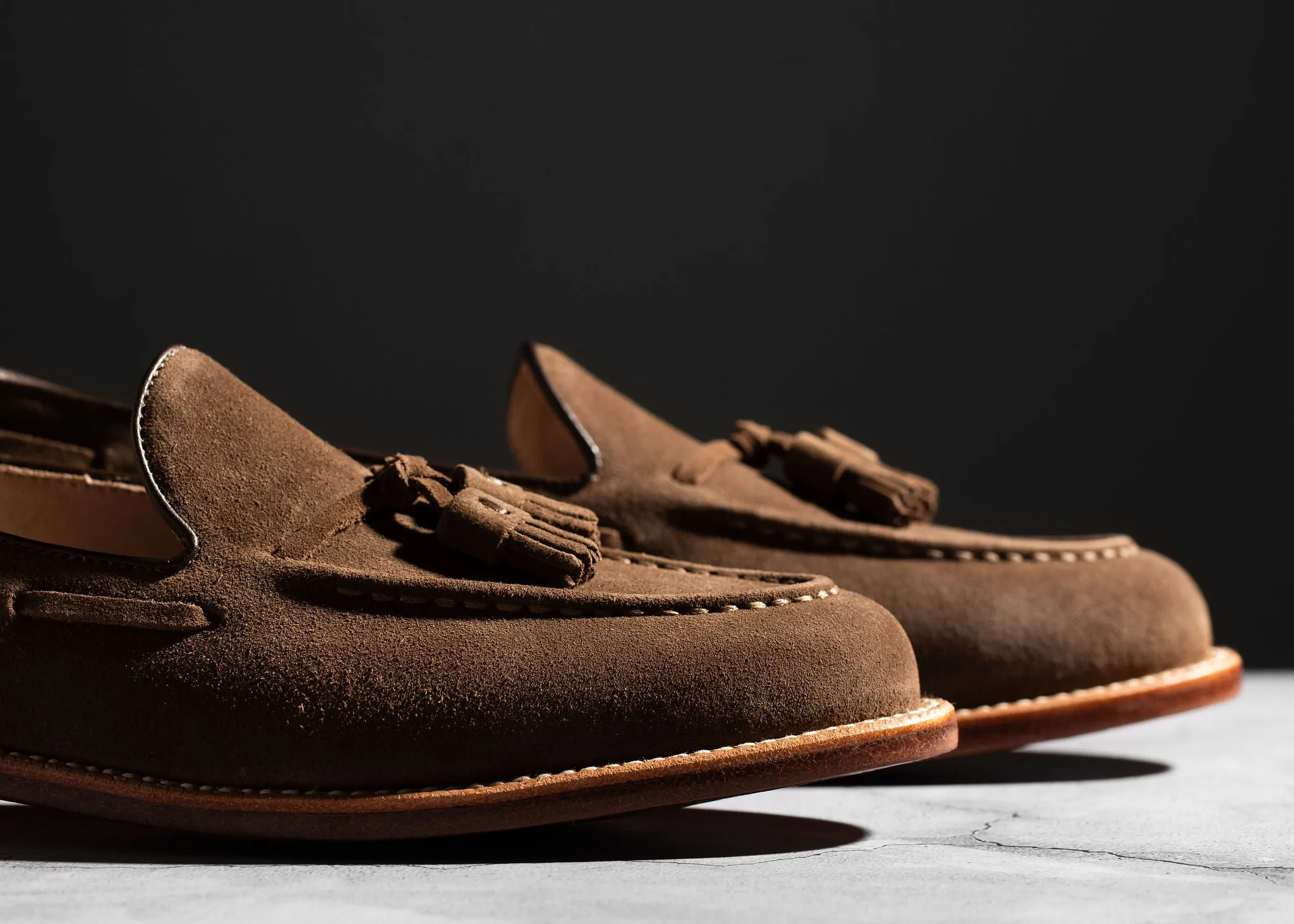 Pre-Order | Tassel Loafer Husk Suede sold by Grant Stone product image thumbnail 4