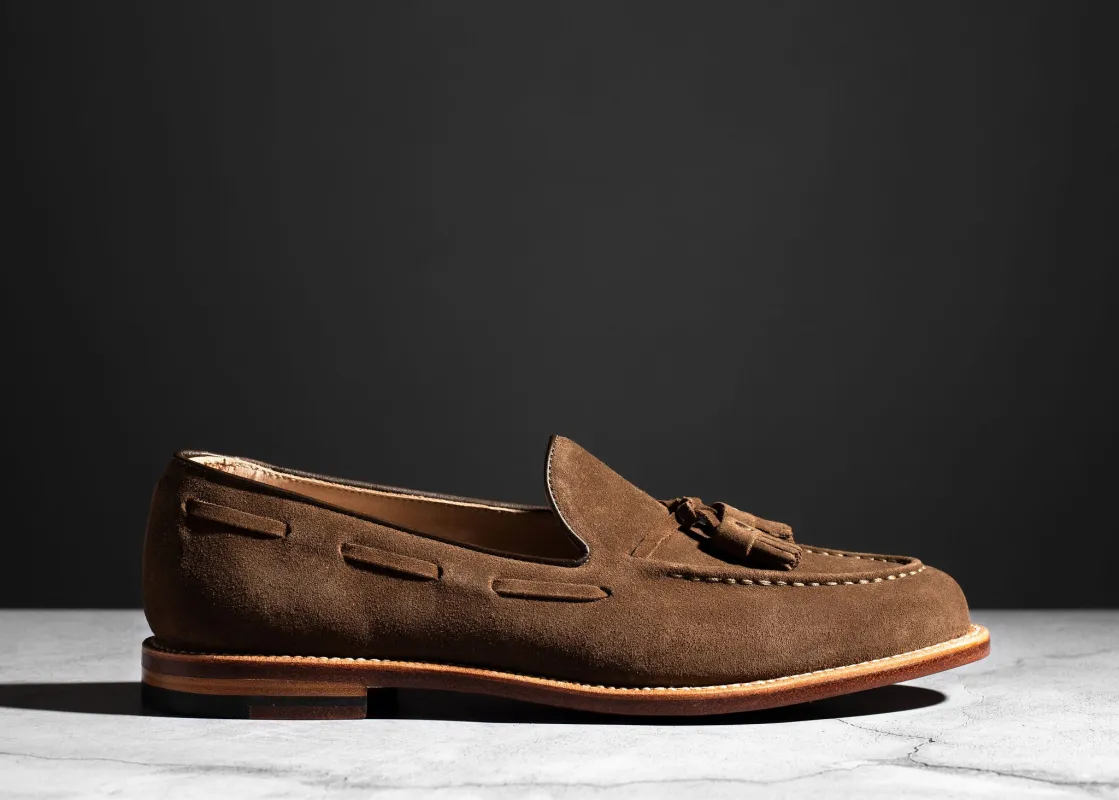 Pre-Order | Tassel Loafer Husk Suede made by Grant Stone