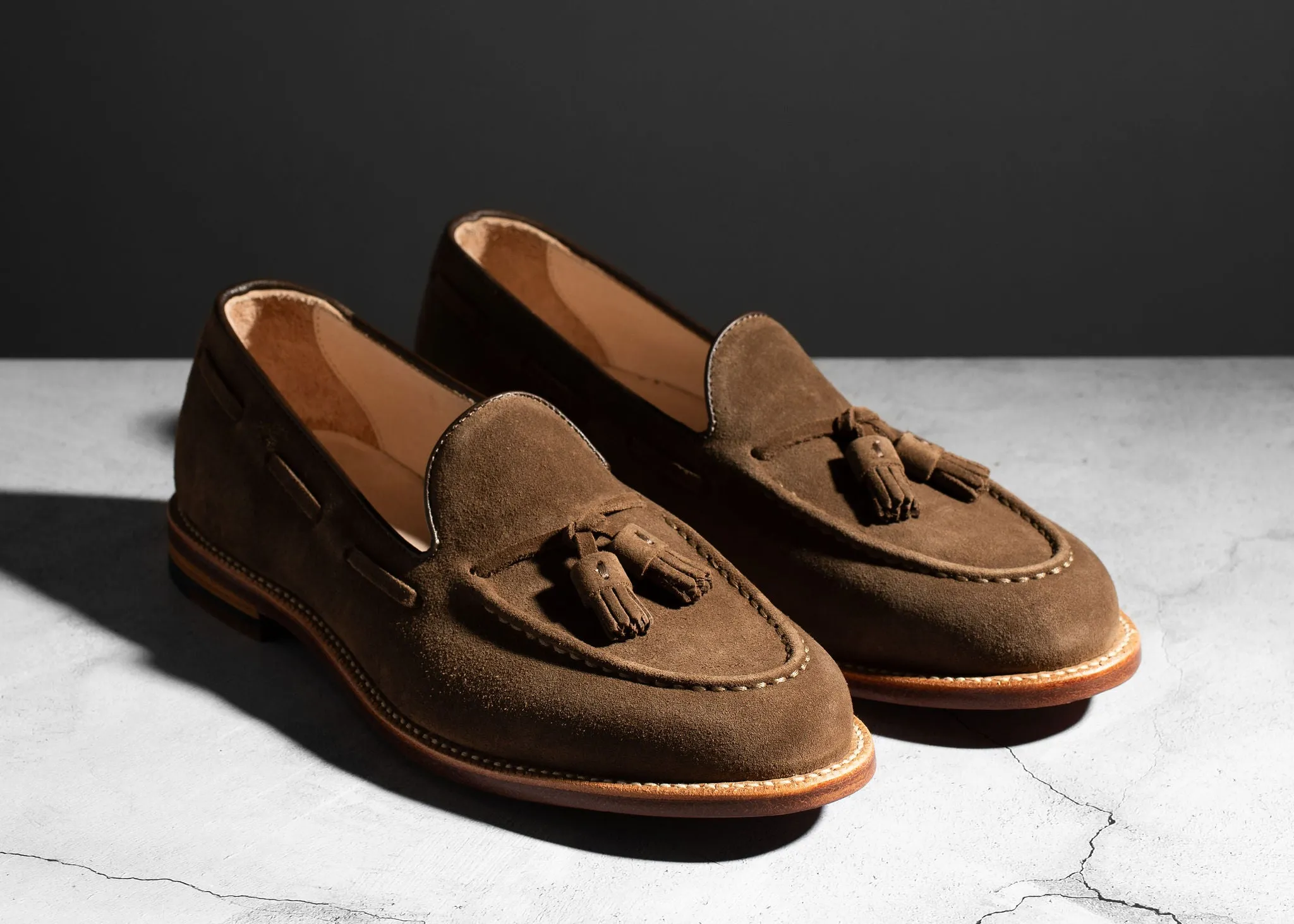 Pre-Order | Tassel Loafer Husk Suede sold by Grant Stone product image thumbnail 2