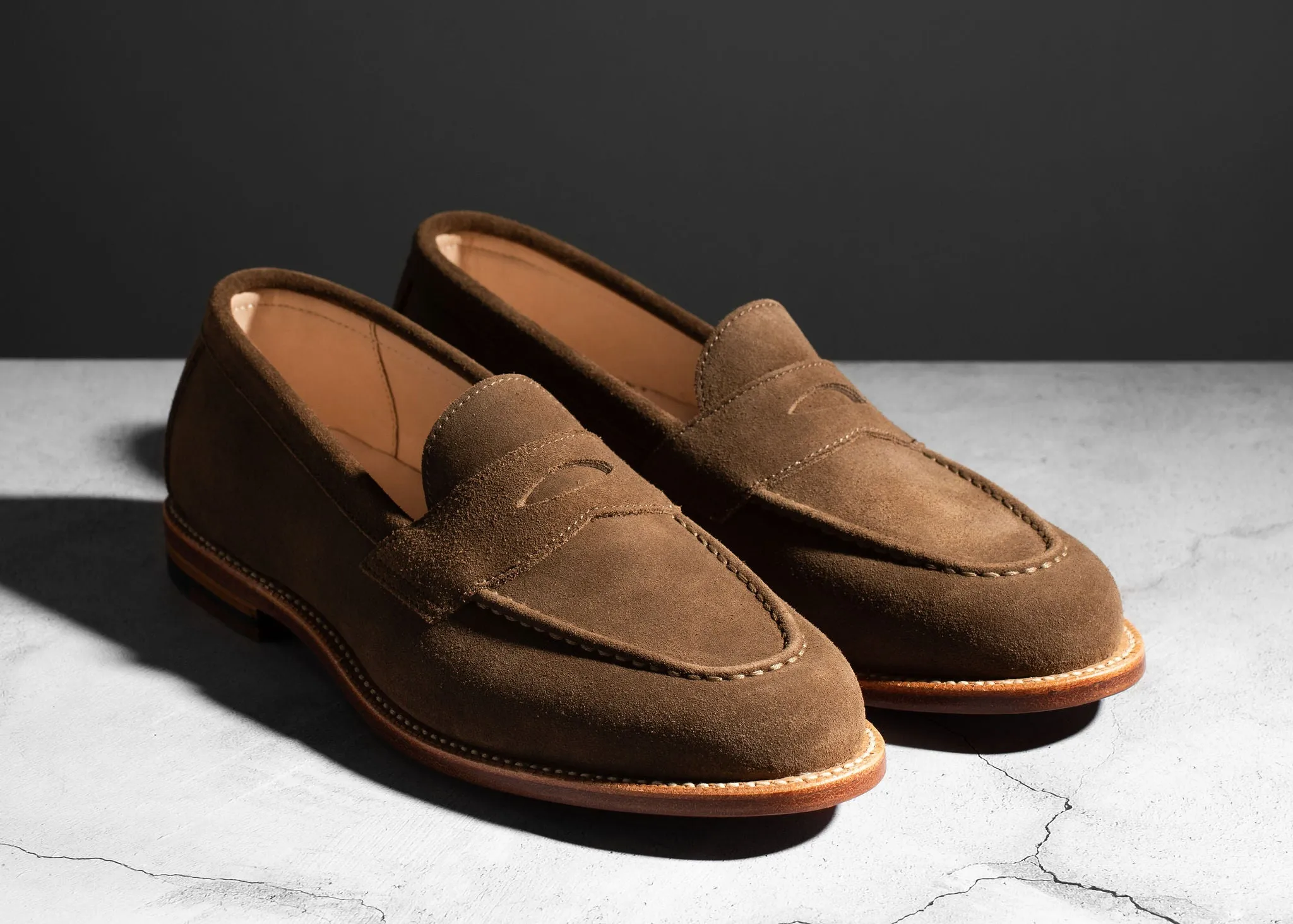 Pre-Order | Traveler Penny Loafer Husk Suede sold by Grant Stone product image thumbnail 2