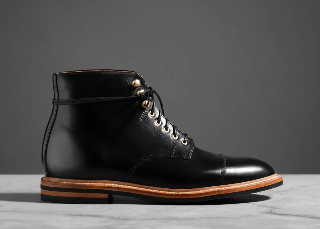 Pre-Order | Cap Toe Boot Black Chromexcel sold by Grant Stone