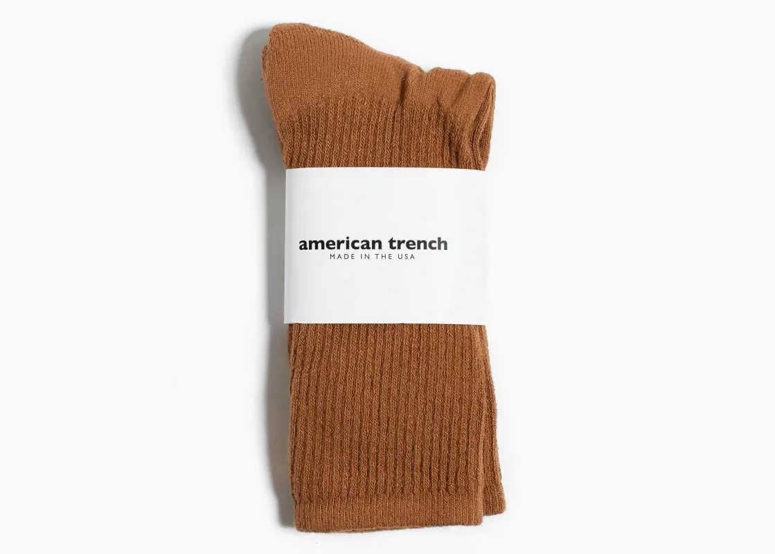 American Trench Mil-Spec Sport Sock – Nutmeg sold by Grant Stone