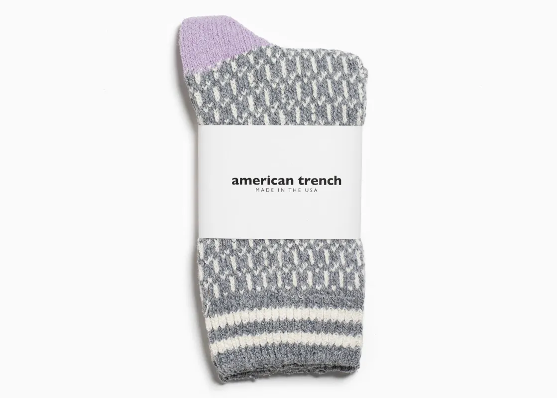 American Trench Oslo Sock – Light Grey sold by Grant Stone