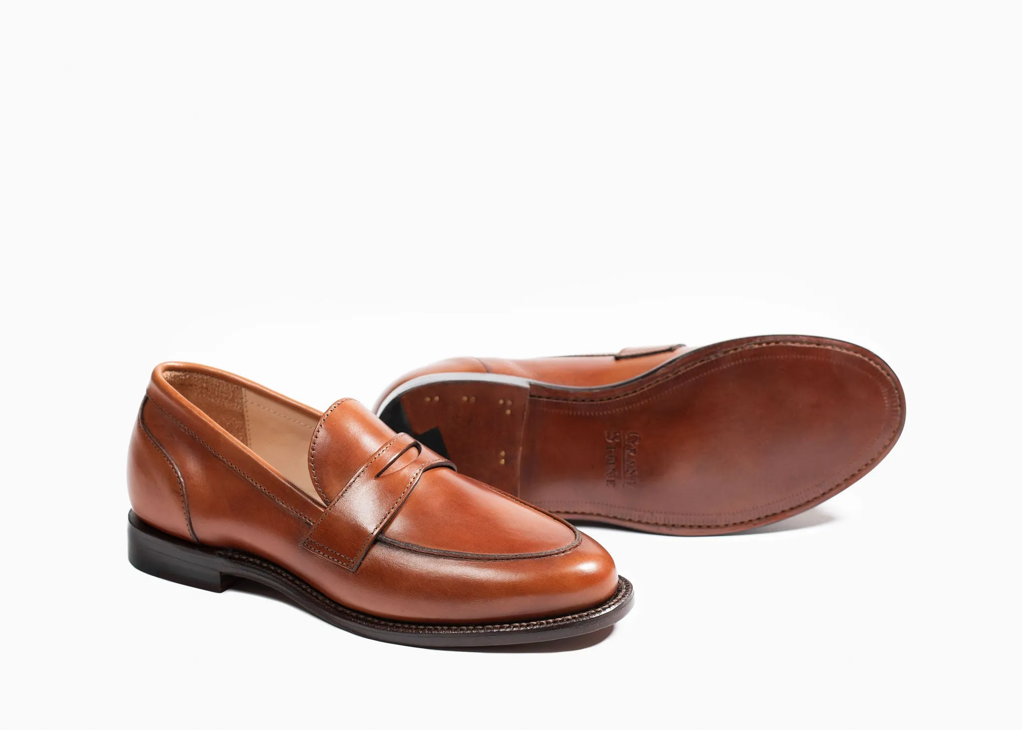 Clara Penny Loafer Chestnut Calf sold by Grant Stone product image thumbnail 3