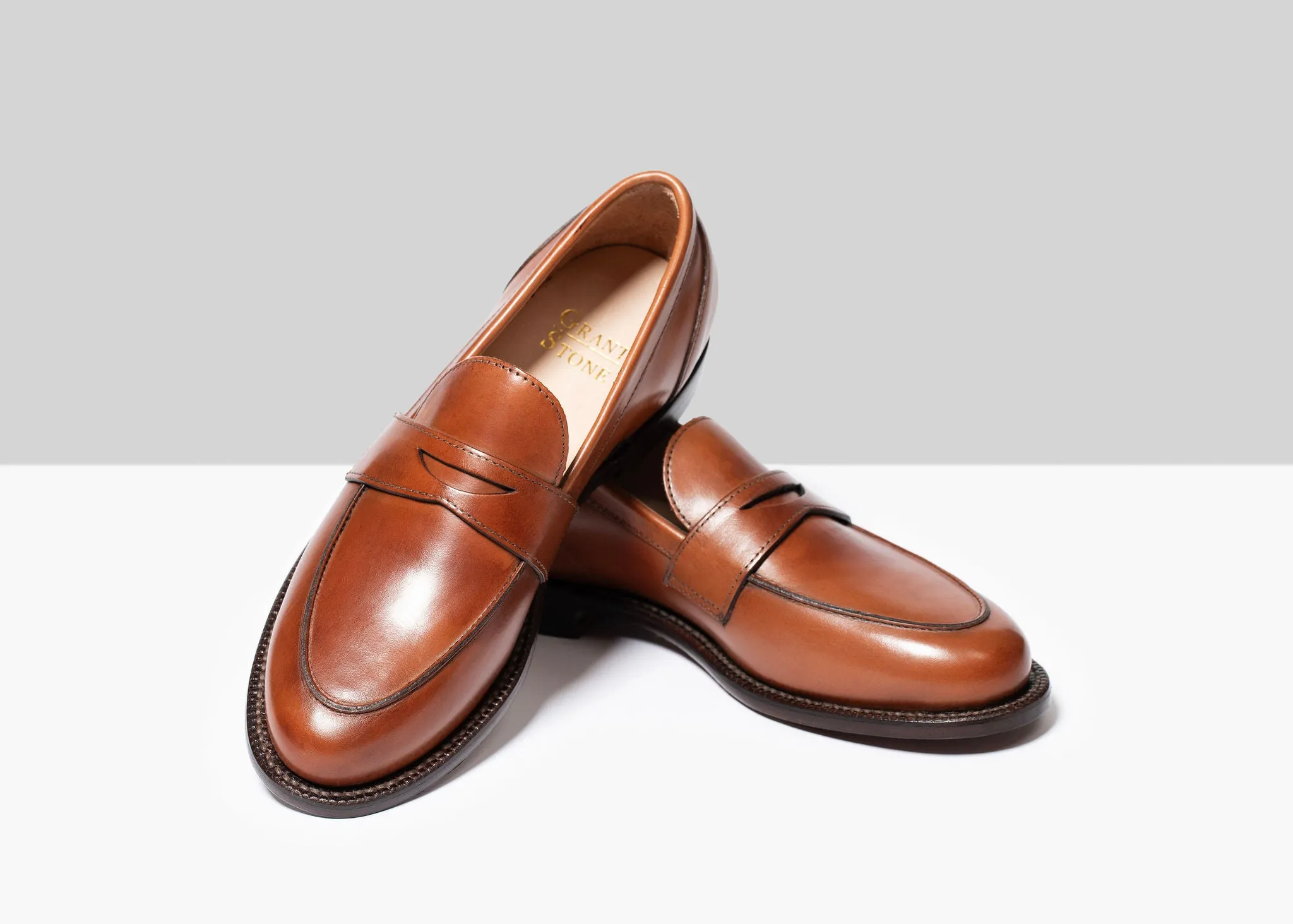 Clara Penny Loafer Chestnut Calf sold by Grant Stone product image thumbnail 4