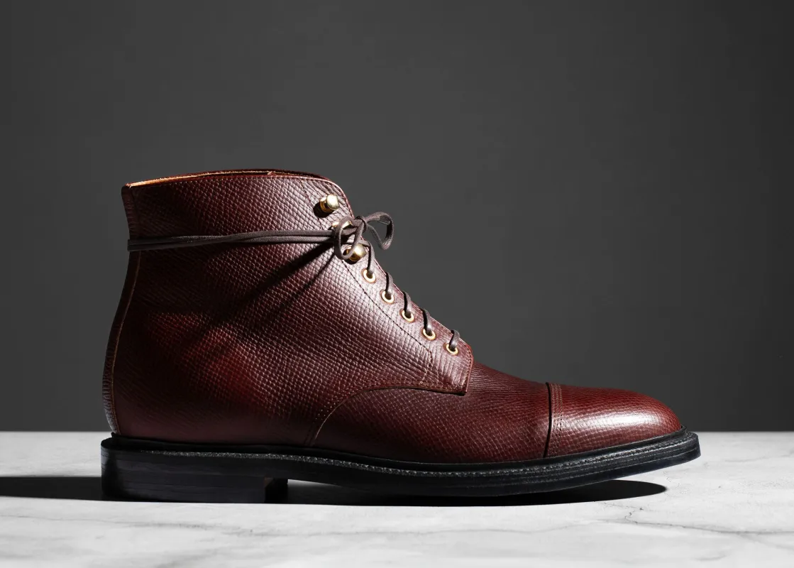 Pre-Order | Cap Toe Boot Tan Pioneer Reindeer sold by Grant Stone
