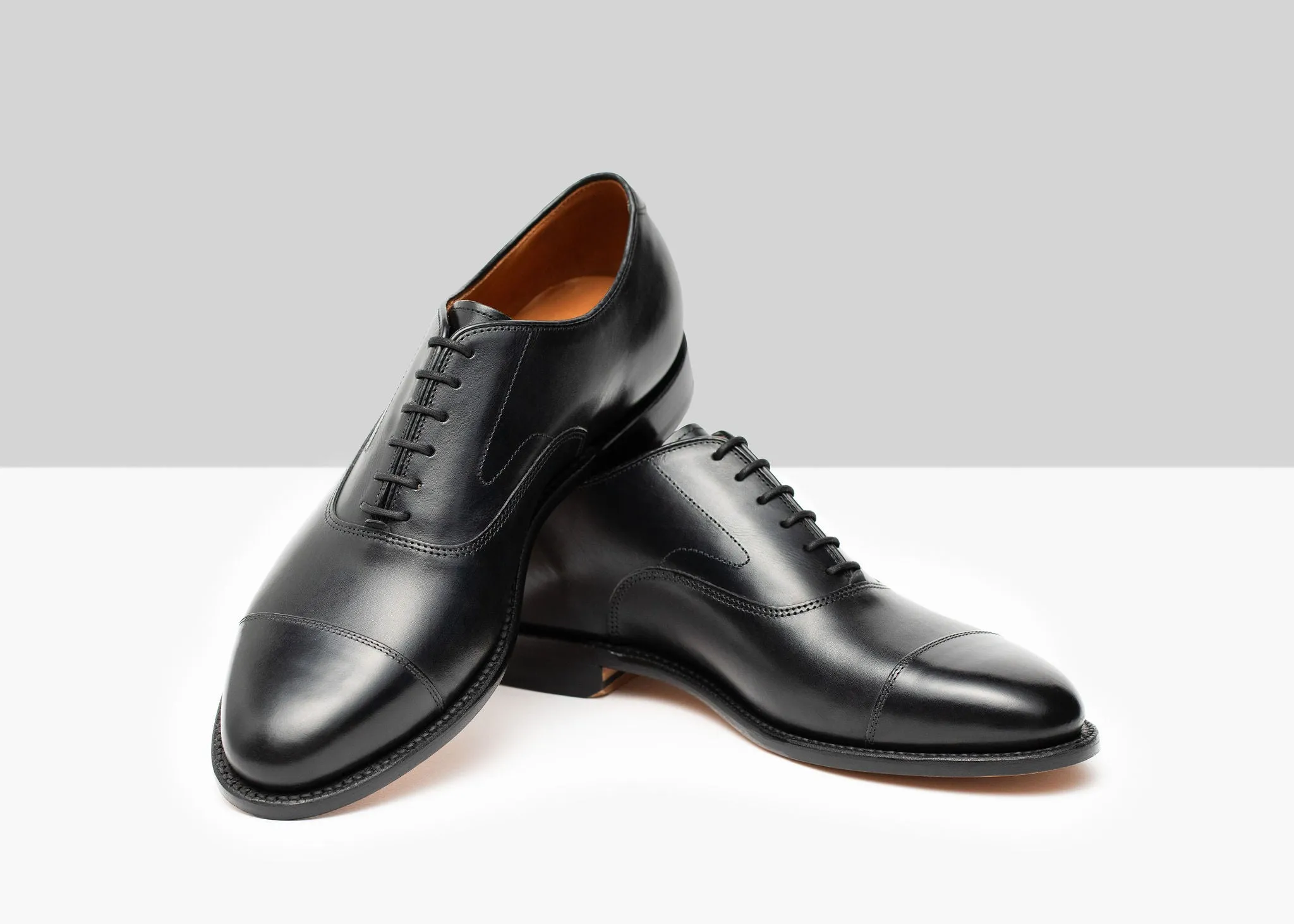 Cap Toe Oxford - Black Calf sold by Grant Stone product image thumbnail 3