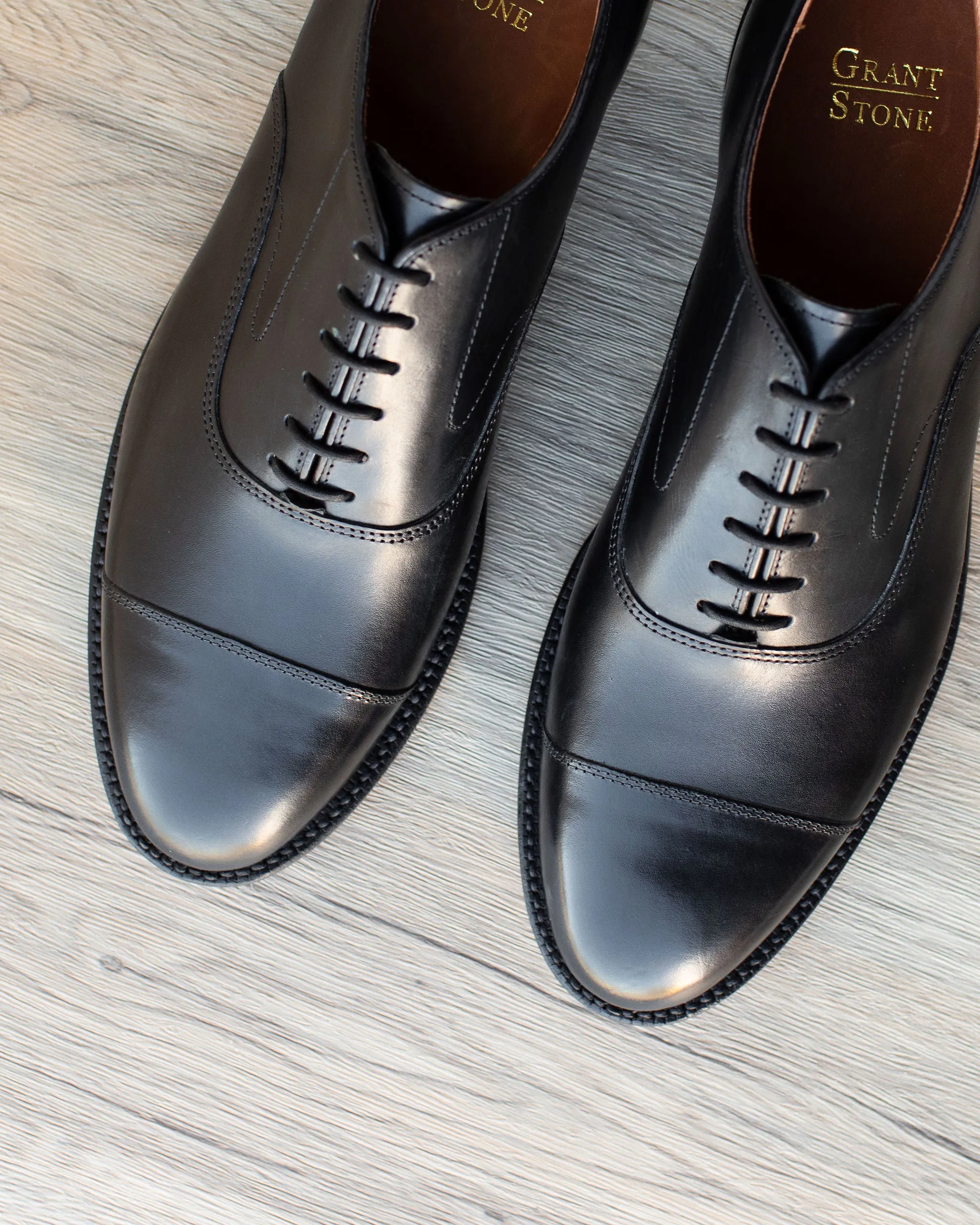 Cap Toe Oxford - Black Calf sold by Grant Stone product image thumbnail 5