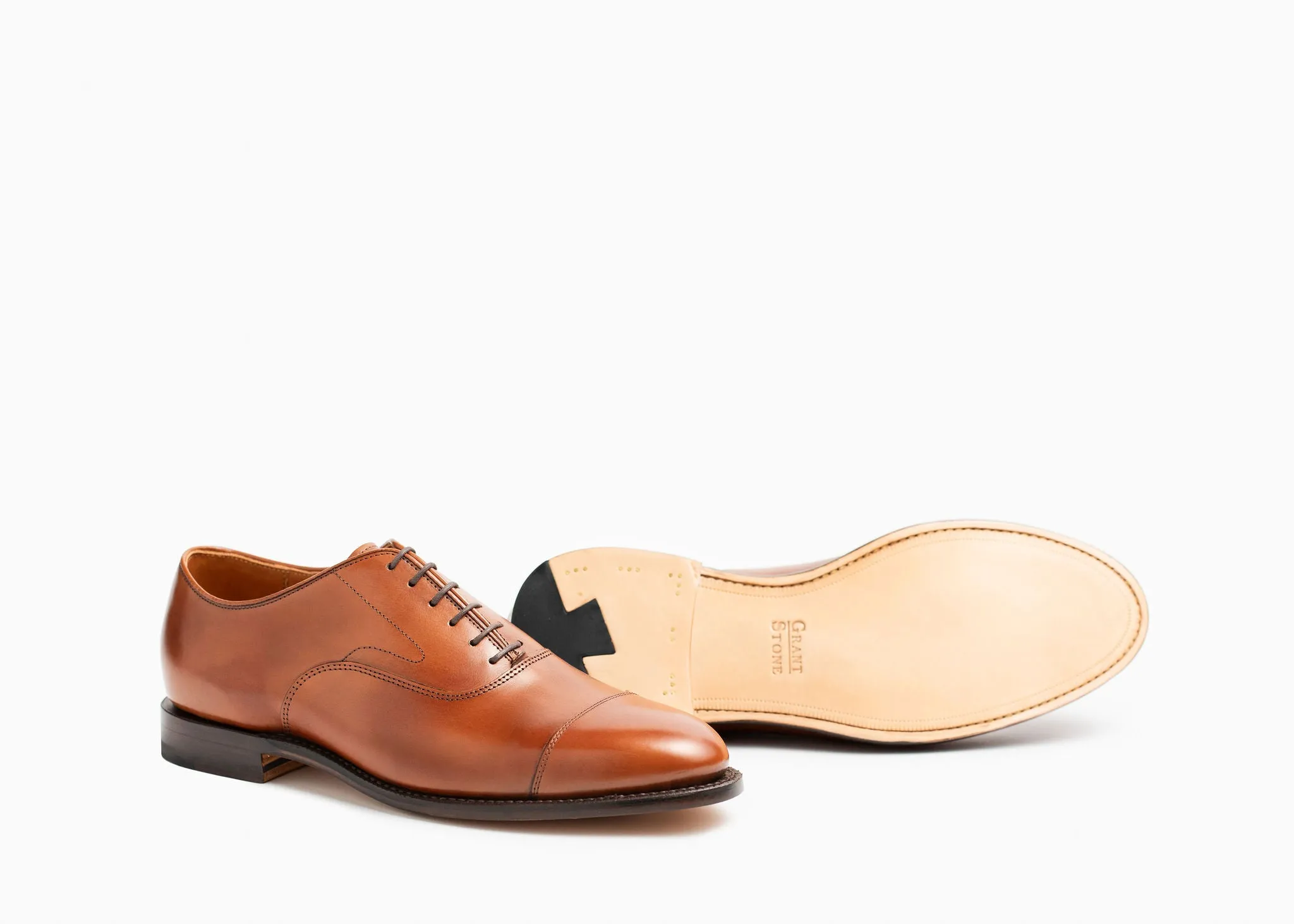 Cap Toe Oxford - Chestnut Calf sold by Grant Stone product image thumbnail 2
