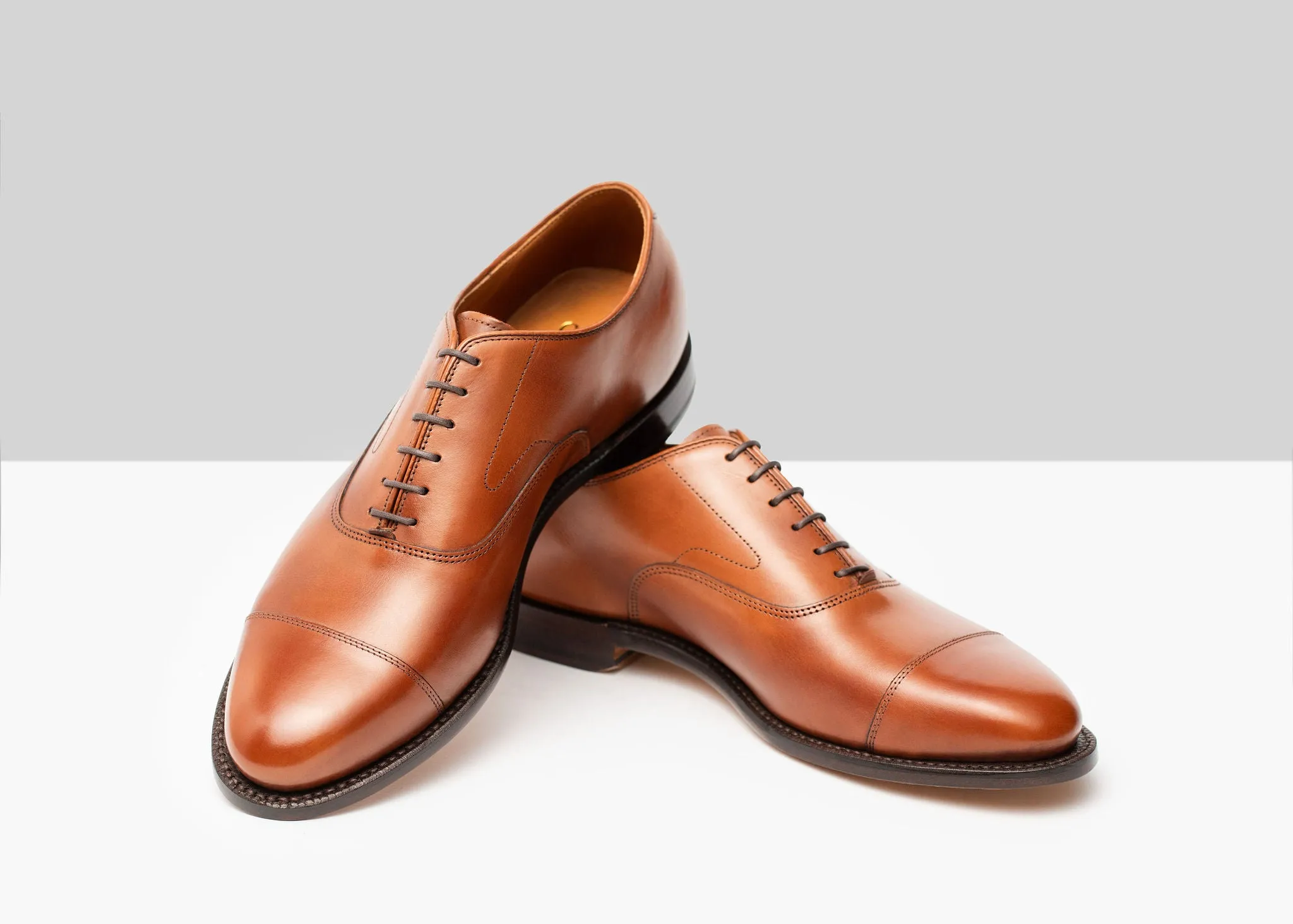 Cap Toe Oxford - Chestnut Calf sold by Grant Stone product image thumbnail 3