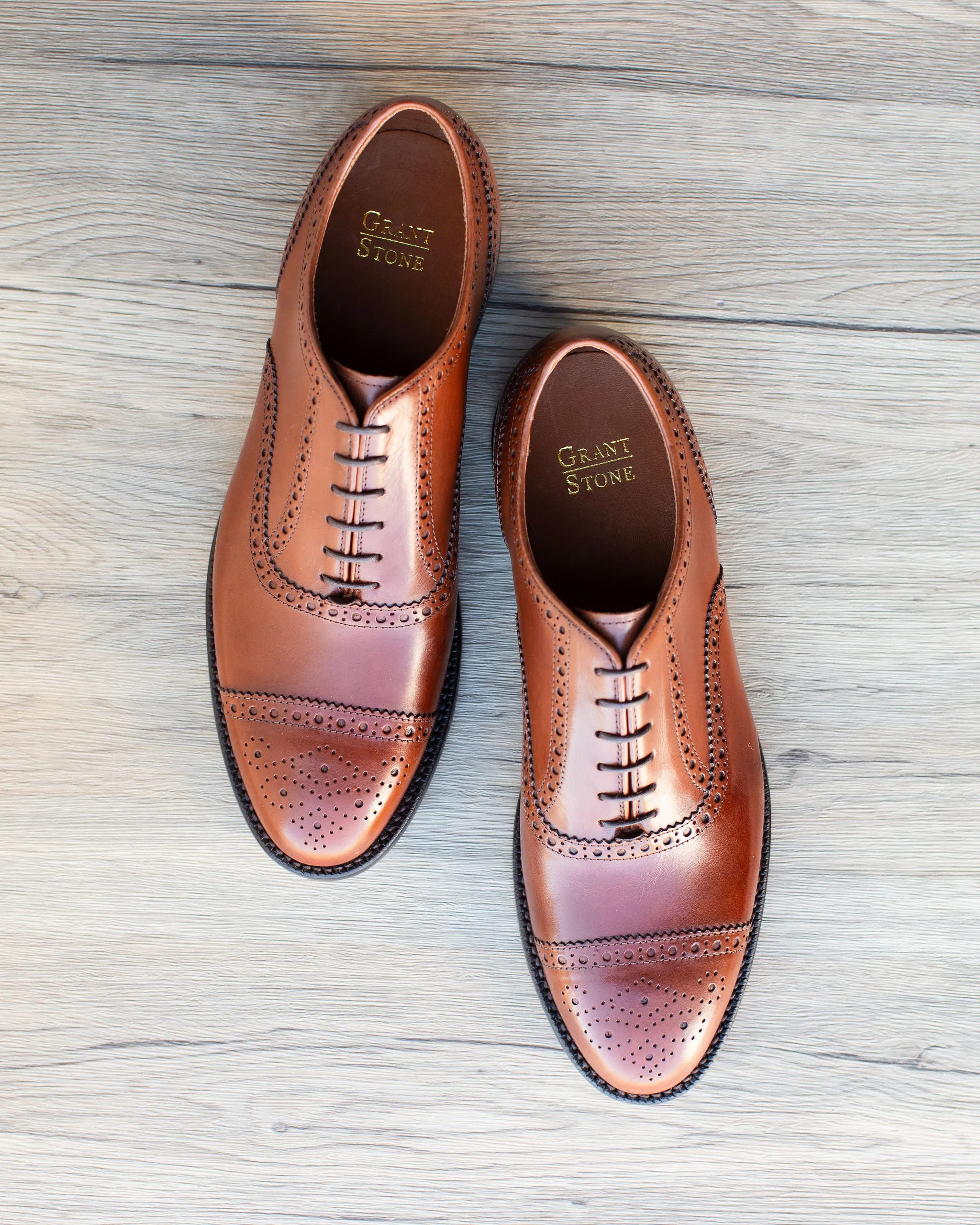 Fairfield Oxford - Chestnut Calf sold by Grant Stone product image thumbnail 5