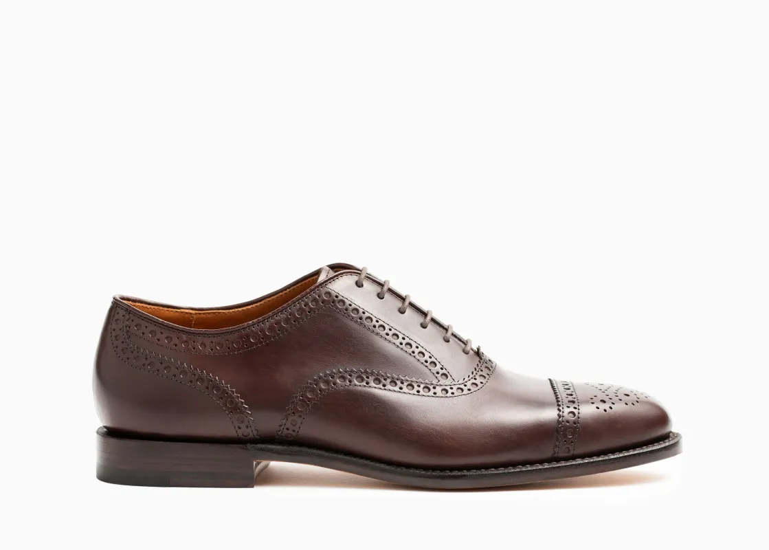 Fairfield Oxford - Tobacco Calf made by Grant Stone