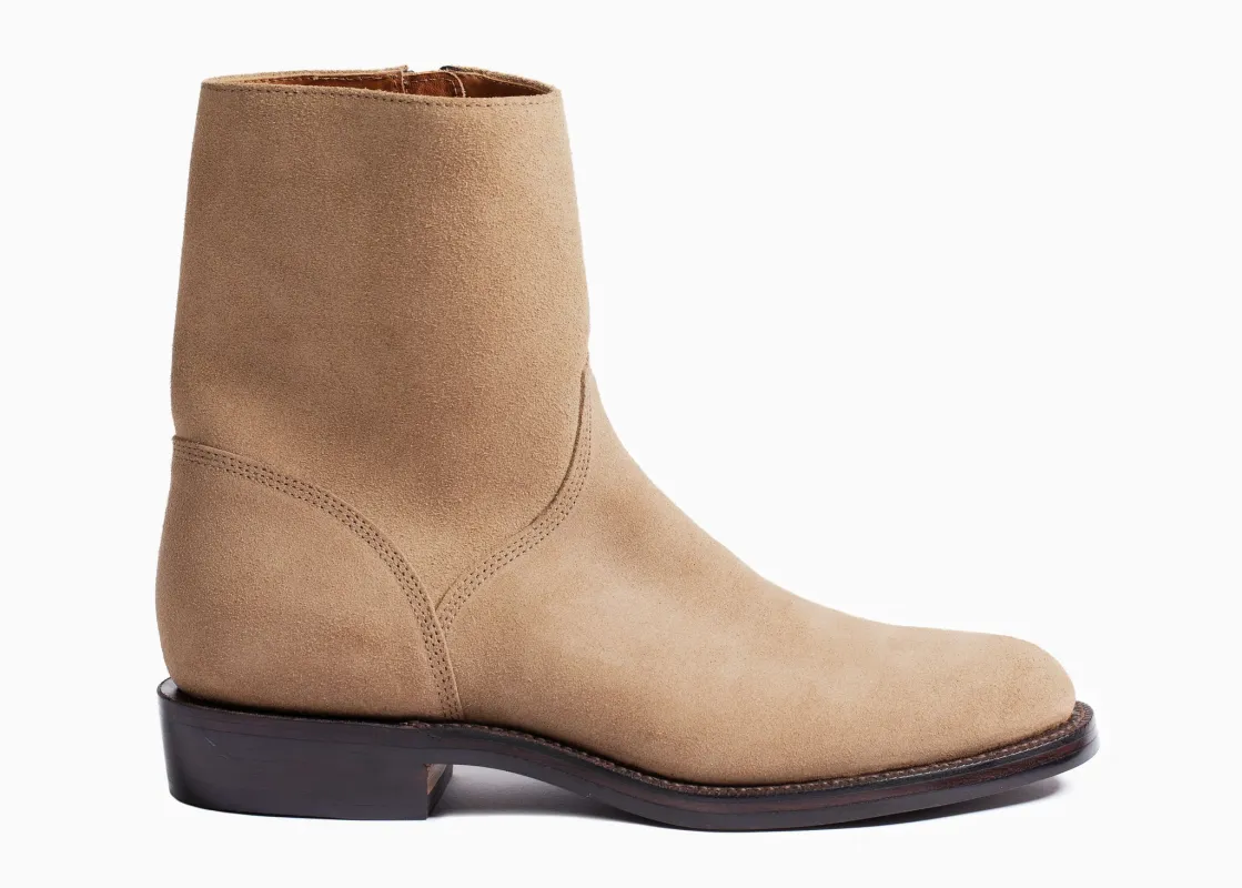 Elias Side-Zip Natural Roughout Chromexcel made by Grant Stone