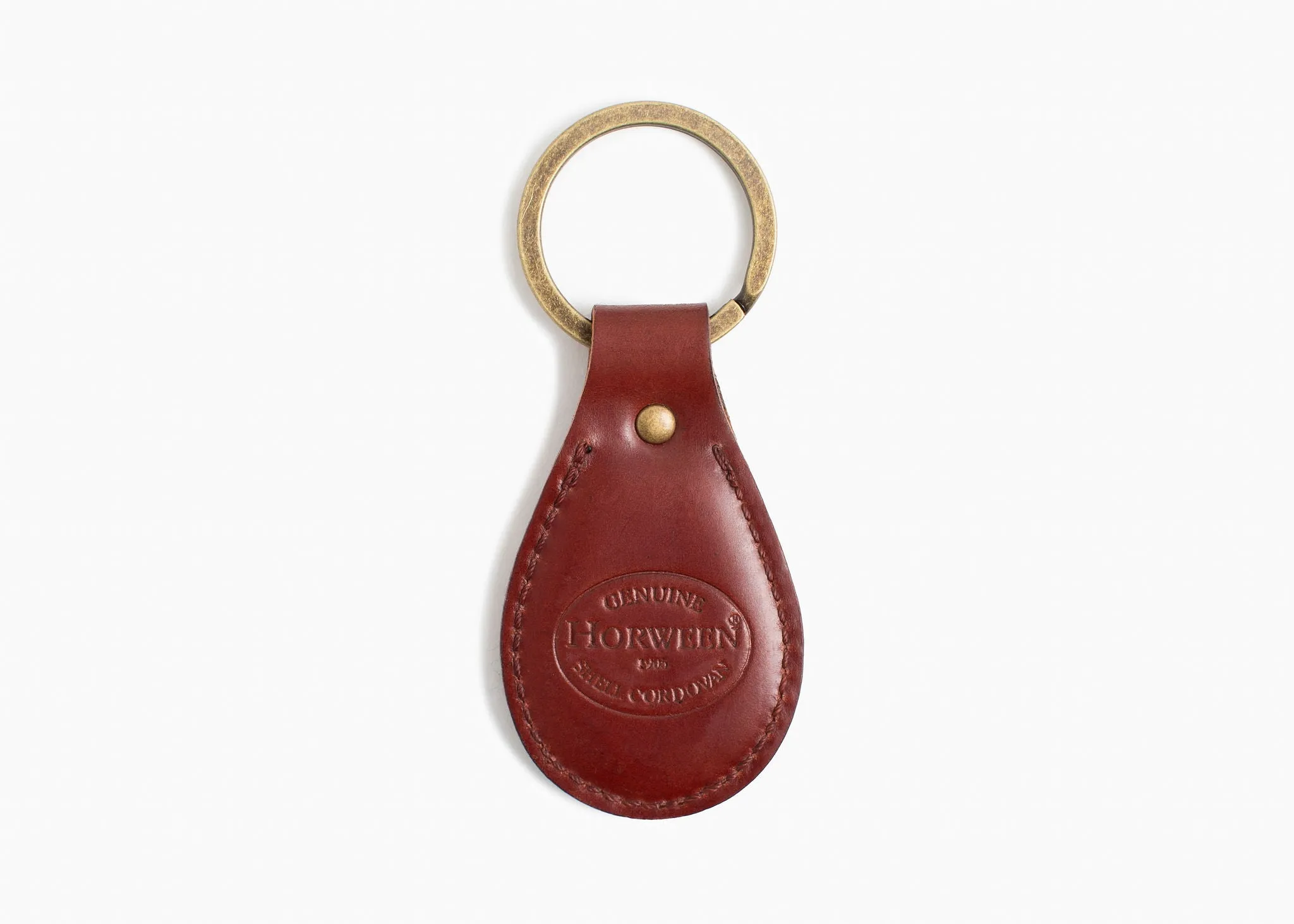 Garnet Shell Cordovan Key Fob sold by Grant Stone product image thumbnail 3