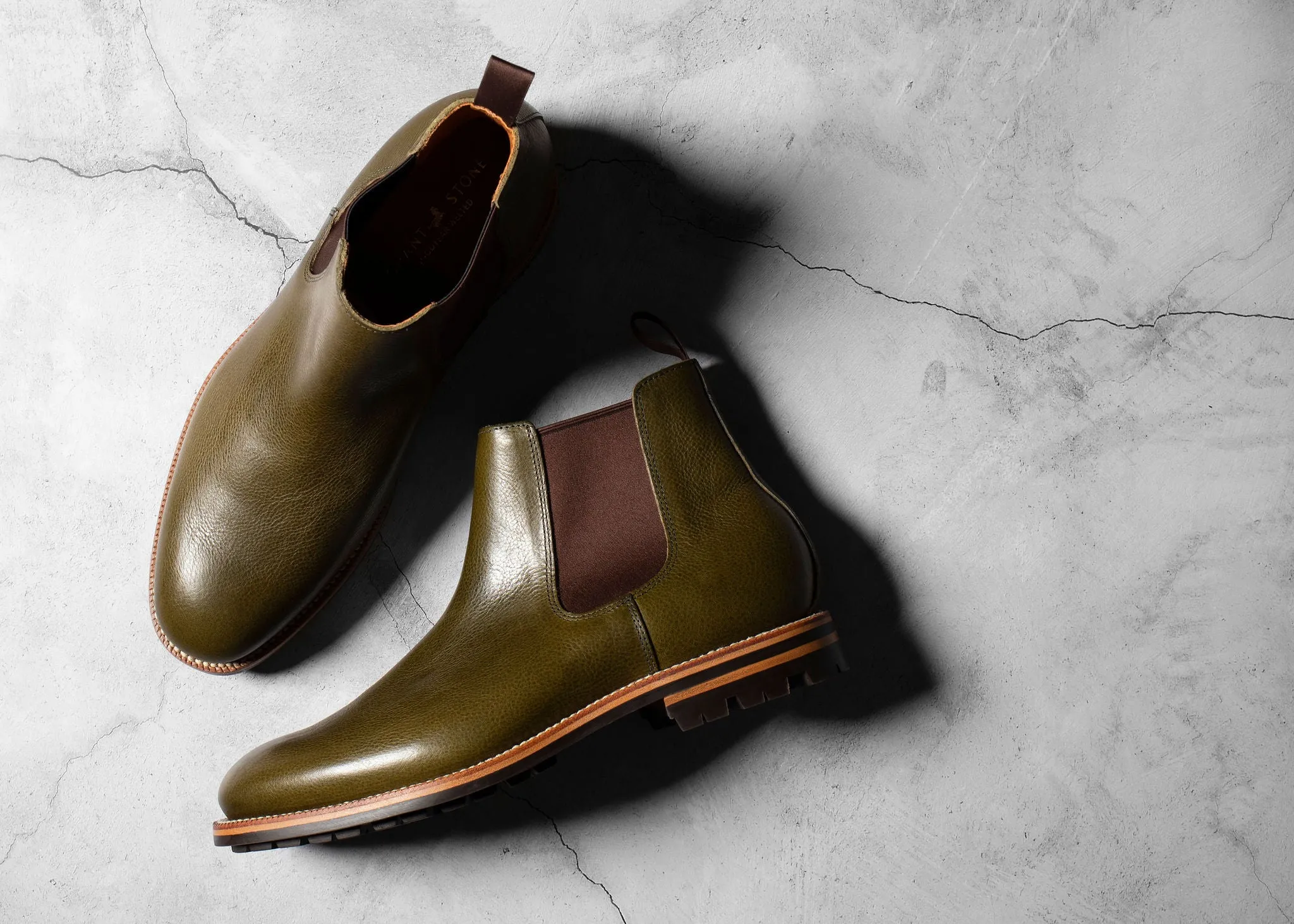 Pre-Order | Chelsea Boot - Olive Minerva Box sold by Grant Stone product image thumbnail 4