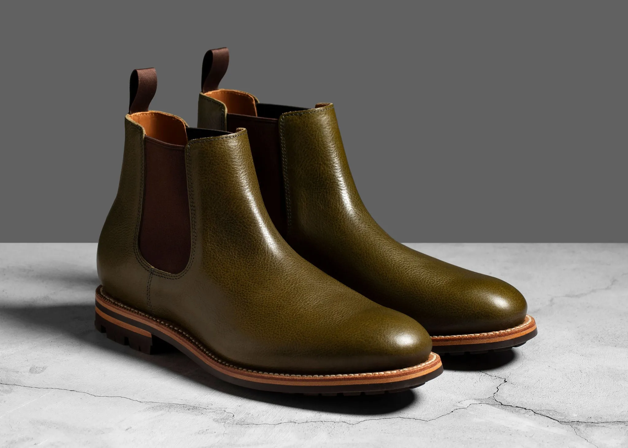Pre-Order | Chelsea Boot - Olive Minerva Box sold by Grant Stone product image thumbnail 2