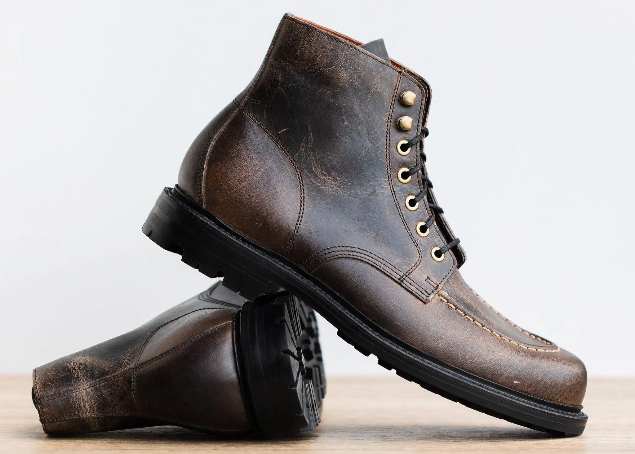 Brass Boot Black Waxed Deer sold by Grant Stone product image thumbnail 5