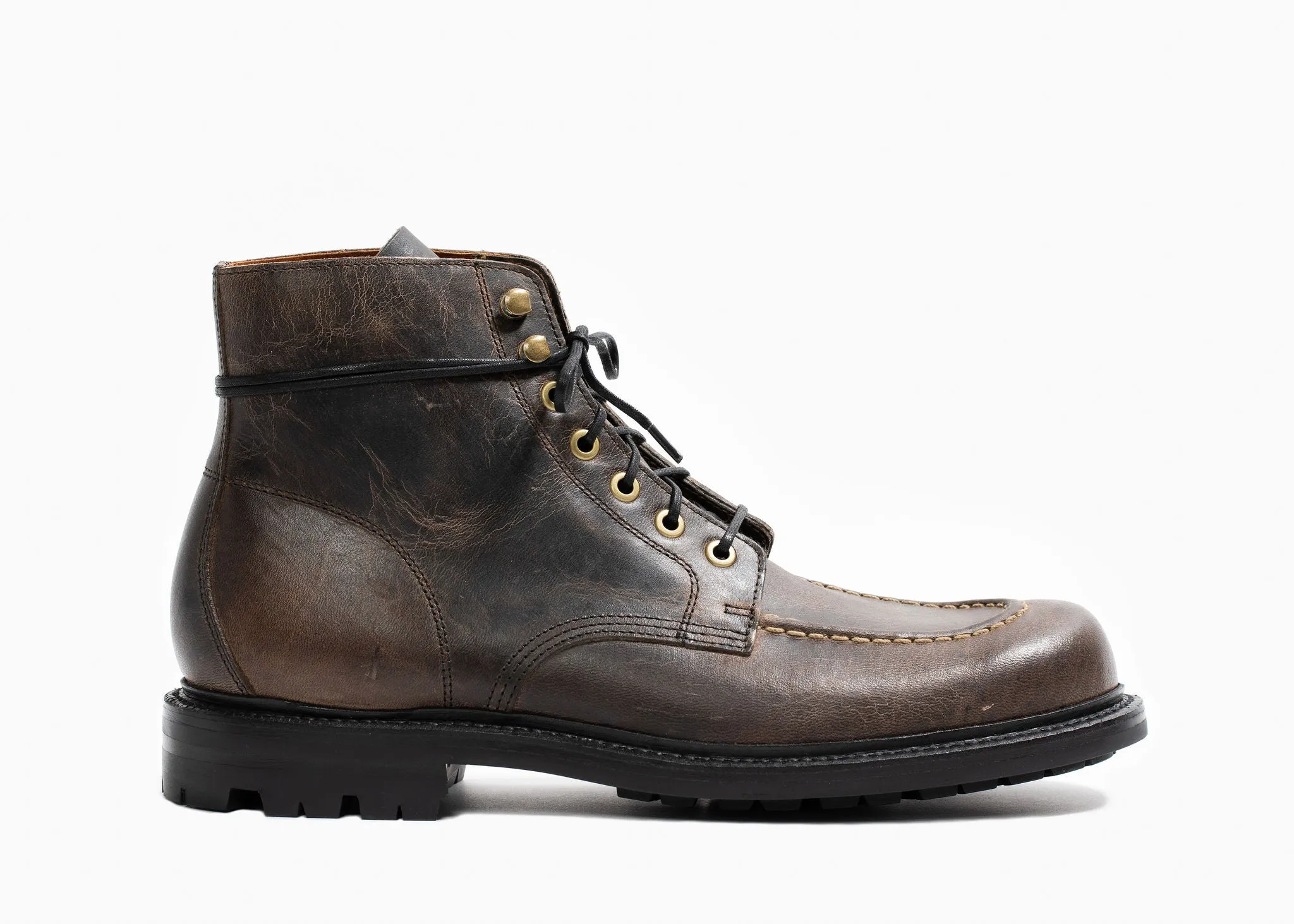 Brass Boot Black Waxed Deer sold by Grant Stone