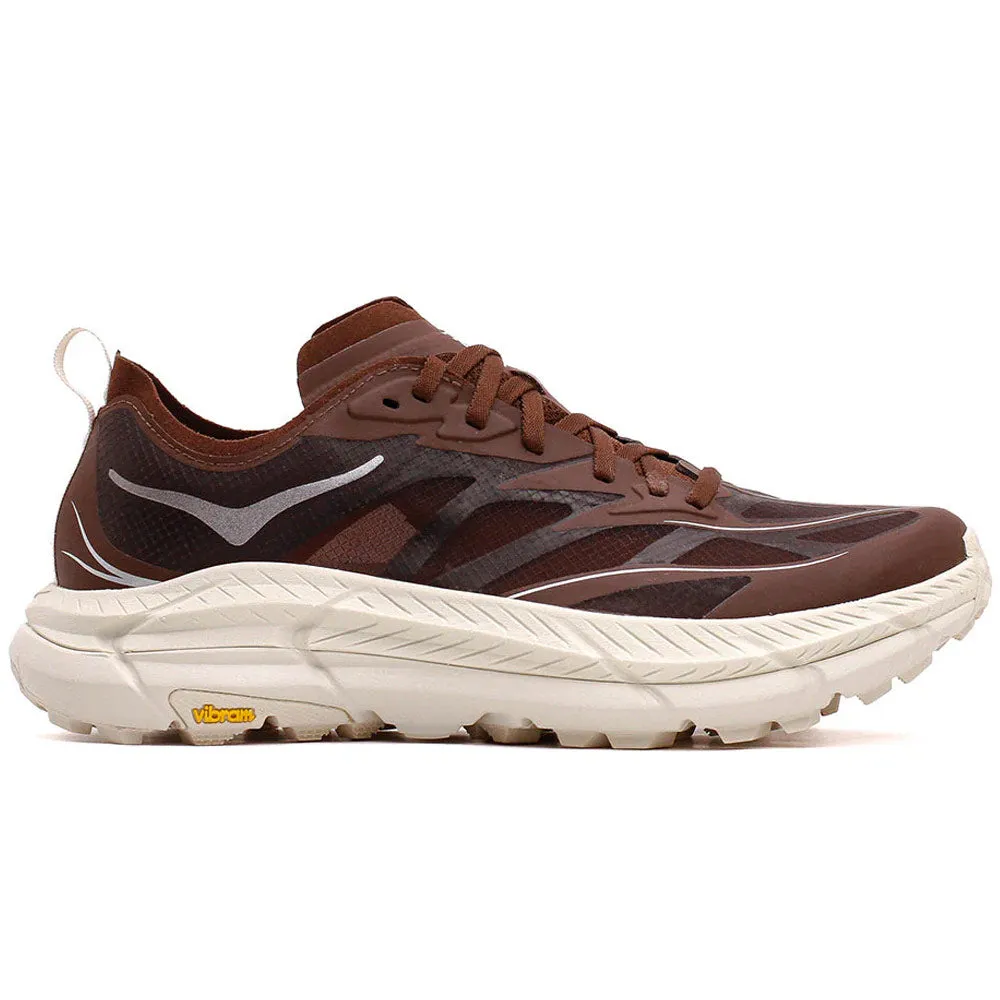 HOKA | Mafate Speed 4 Lite Shoes 'Cold Brew / Oat Milk' sold by Hatchet Outdoor Supply Co