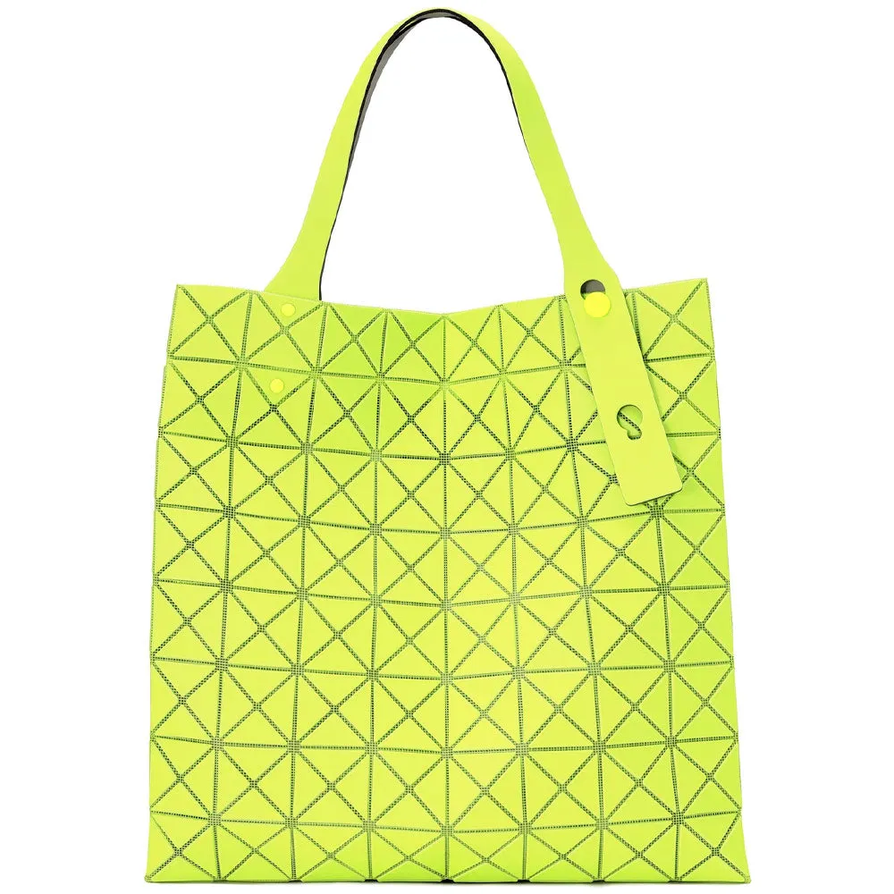 BAO BAO ISSEY MIYAKE | Prism Plus Tote Bag 'Yellow Green' sold by Hatchet Outdoor Supply Co