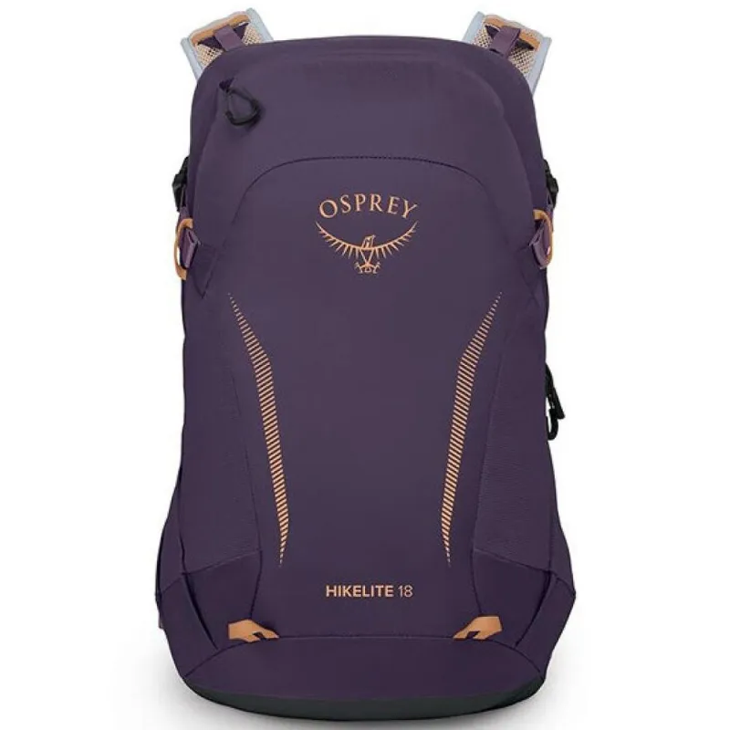 Osprey | Hikelite 18 'Purple Ink Purple Dusk Cheddar Orange' sold by Hatchet Outdoor Supply Co