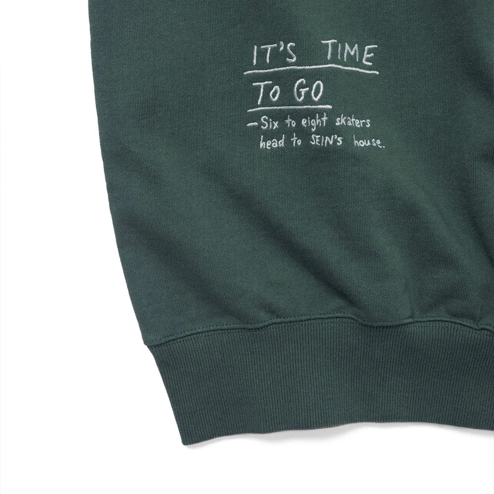 Sketch Embroidery Crewneck 'Dark Green' sold by Hatchet Outdoor Supply Co product image thumbnail 4