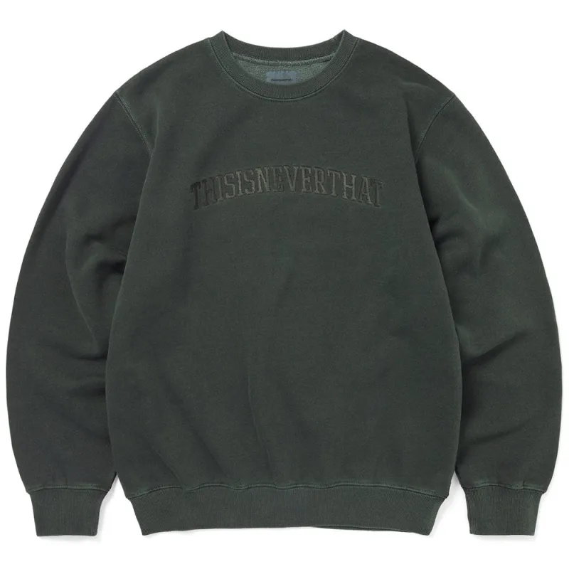 Arch-Logo Crewneck 'Dark Slate' sold by Hatchet Outdoor Supply Co