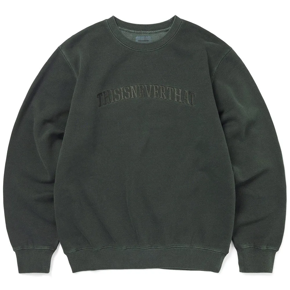 Arch-Logo Crewneck 'Dark Slate' sold by Hatchet Outdoor Supply Co