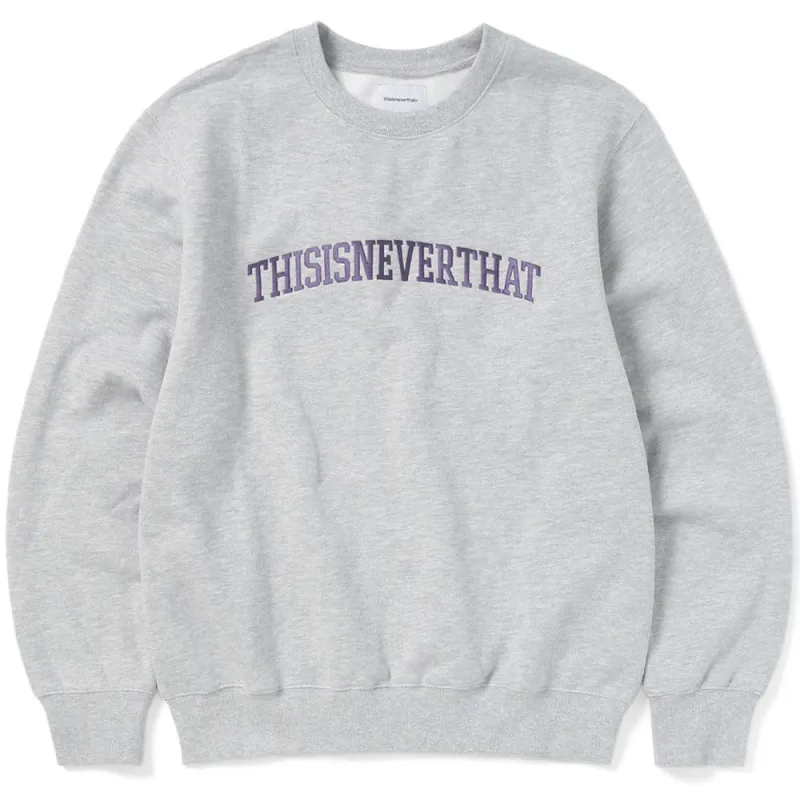 thisisneverthat | Arch-Logo Crewneck 'Heather Grey' made by thisisneverthat