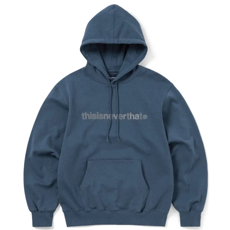 thisisneverthat | T-Logo Hoodie 'Deep Water' sold by Hatchet Outdoor Supply Co