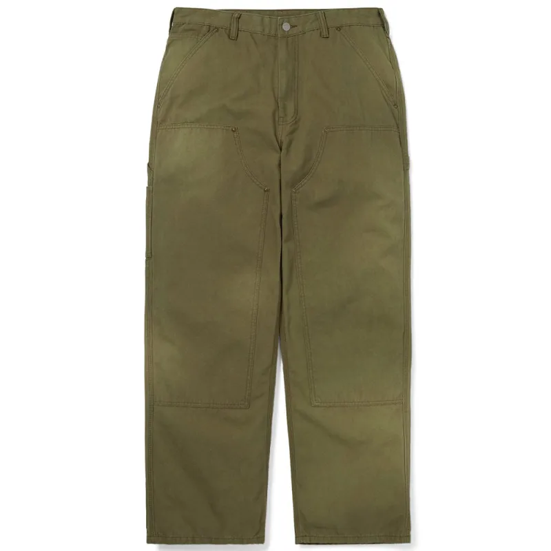 thisisneverthat | Bleached Double Knee Pant 'Khaki' sold by Hatchet Outdoor Supply Co
