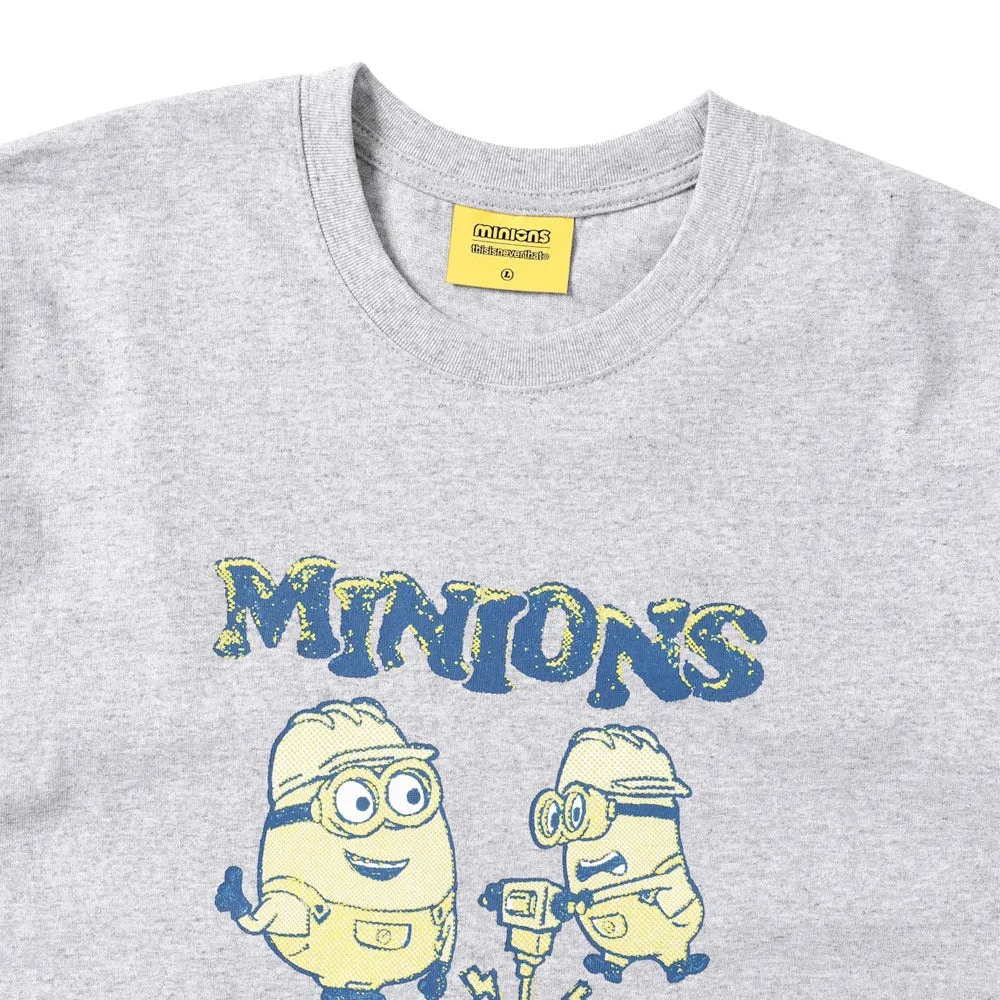 thisisneverthat | TNT MINIONS Tee 'Heather Grey' sold by Hatchet Outdoor Supply Co product image thumbnail 3