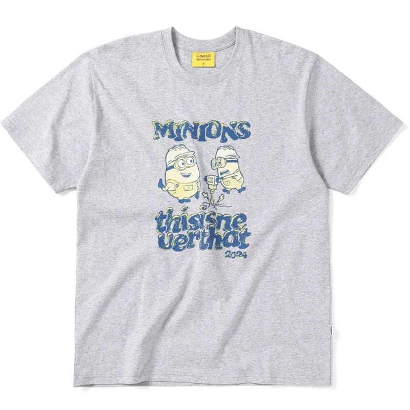 thisisneverthat | TNT MINIONS Tee 'Heather Grey' made by thisisneverthat